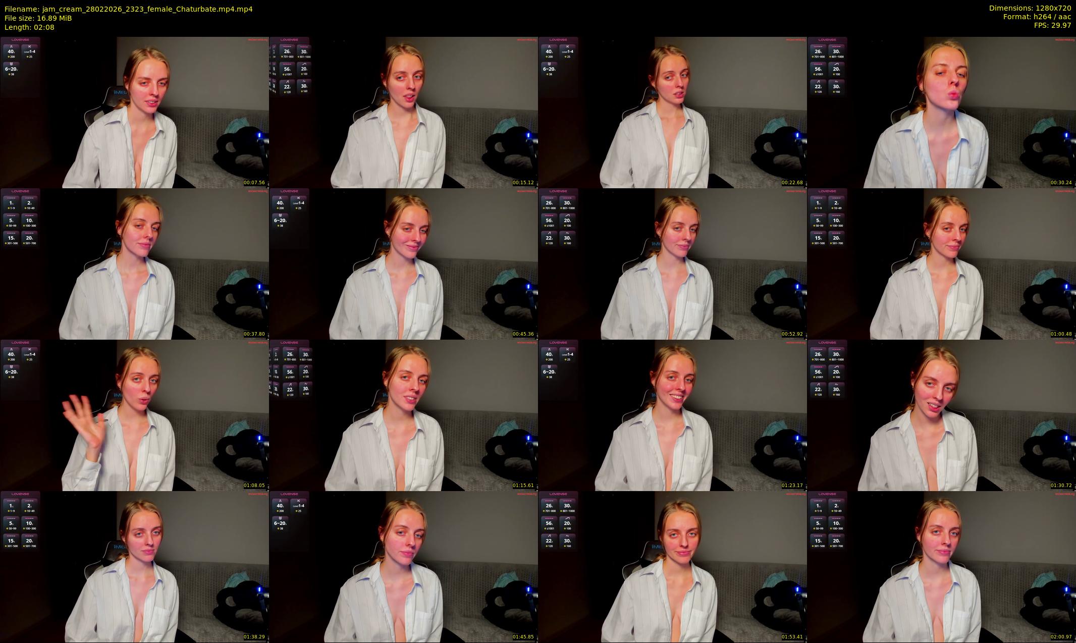 jam_cream — 3 minute Chaturbate female cam show recording, 720p, Feb 28, 2026