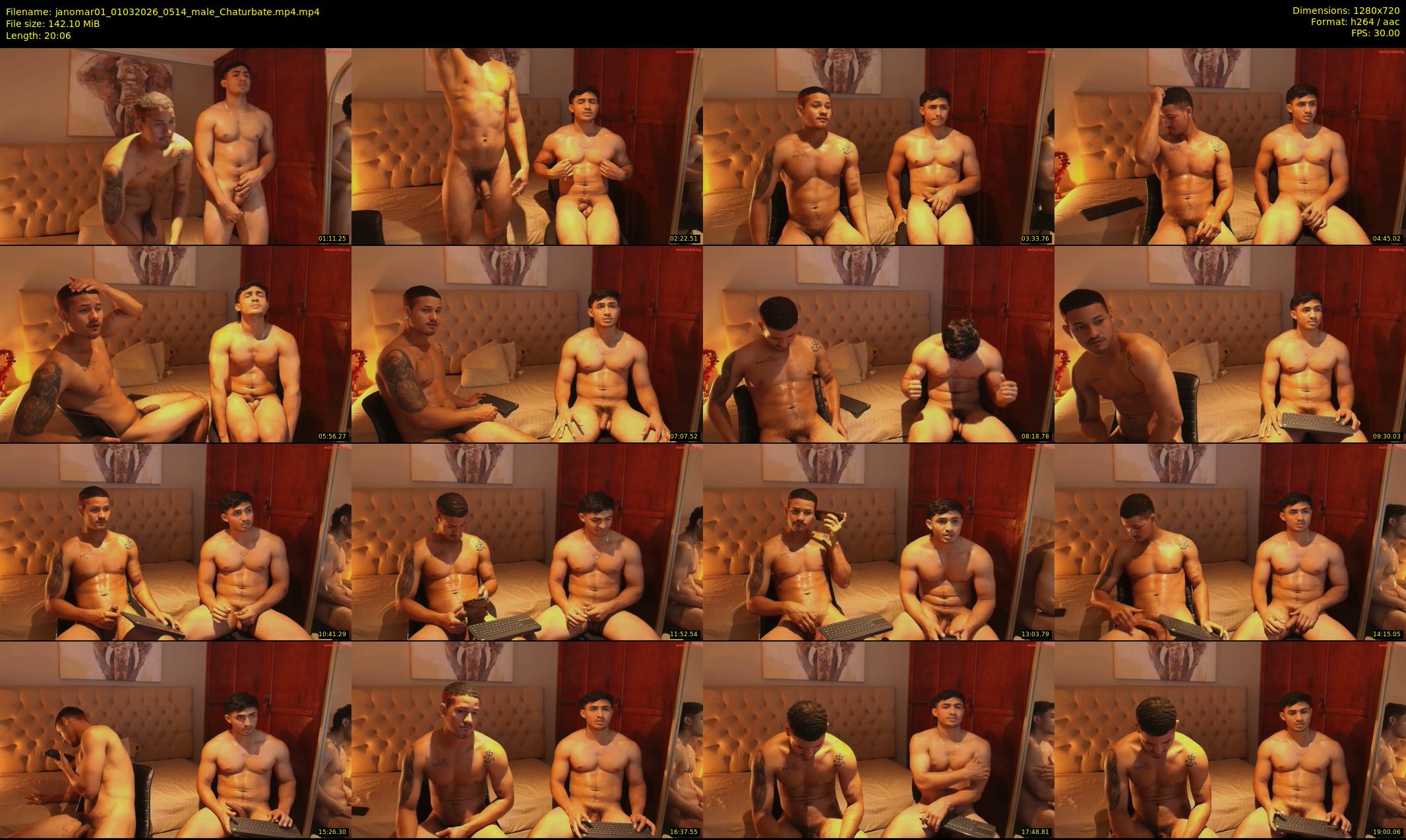 janomar01 — 21 minute Chaturbate male cam show recording, 720p, Mar 1, 2026
