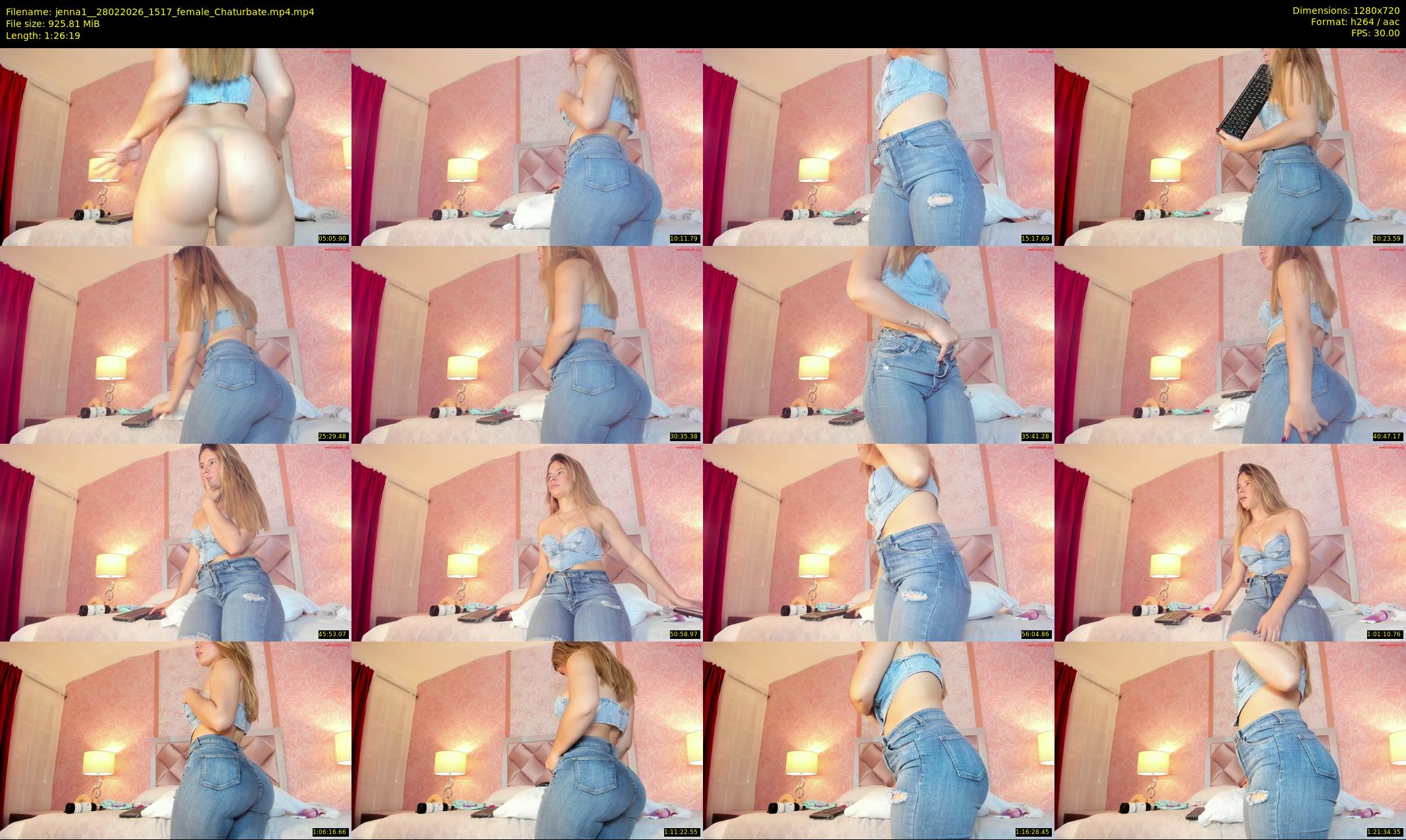 jenna1_ — 87 minute Chaturbate female cam show recording, 720p, Feb 28, 2026