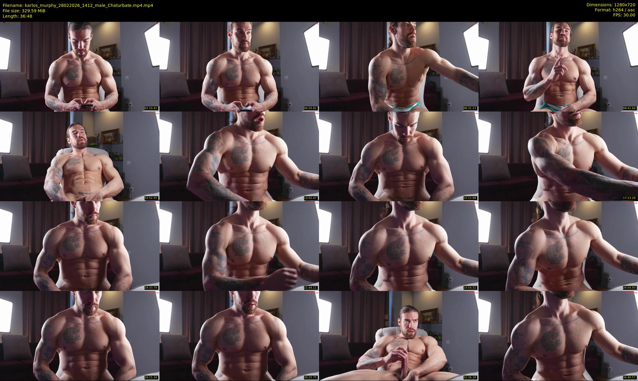 karlos_murphy — 37 minute Chaturbate male cam show recording, 720p, Feb 28, 2026