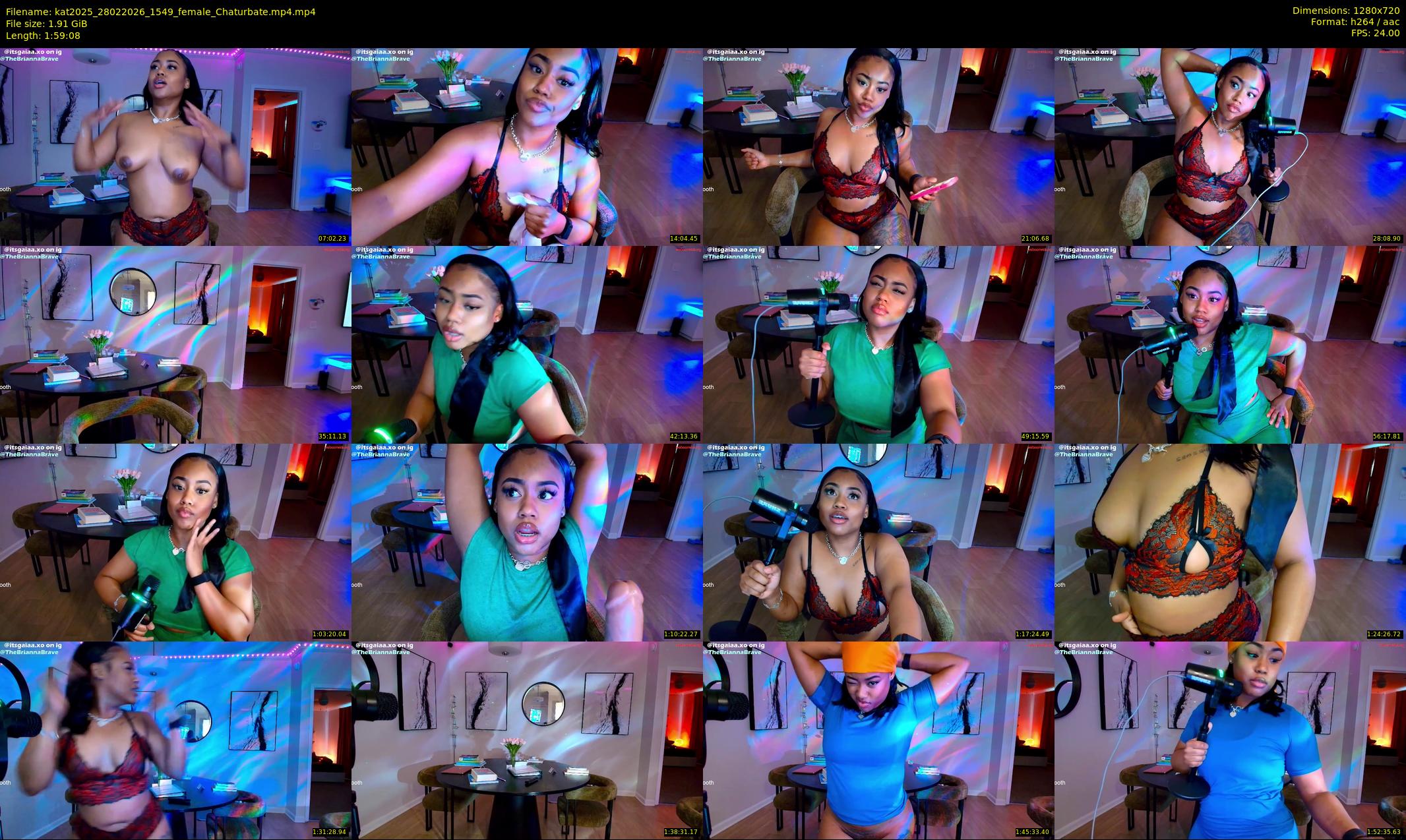 kat2025 — 120 minute Chaturbate female cam show recording, 720p, Feb 28, 2026