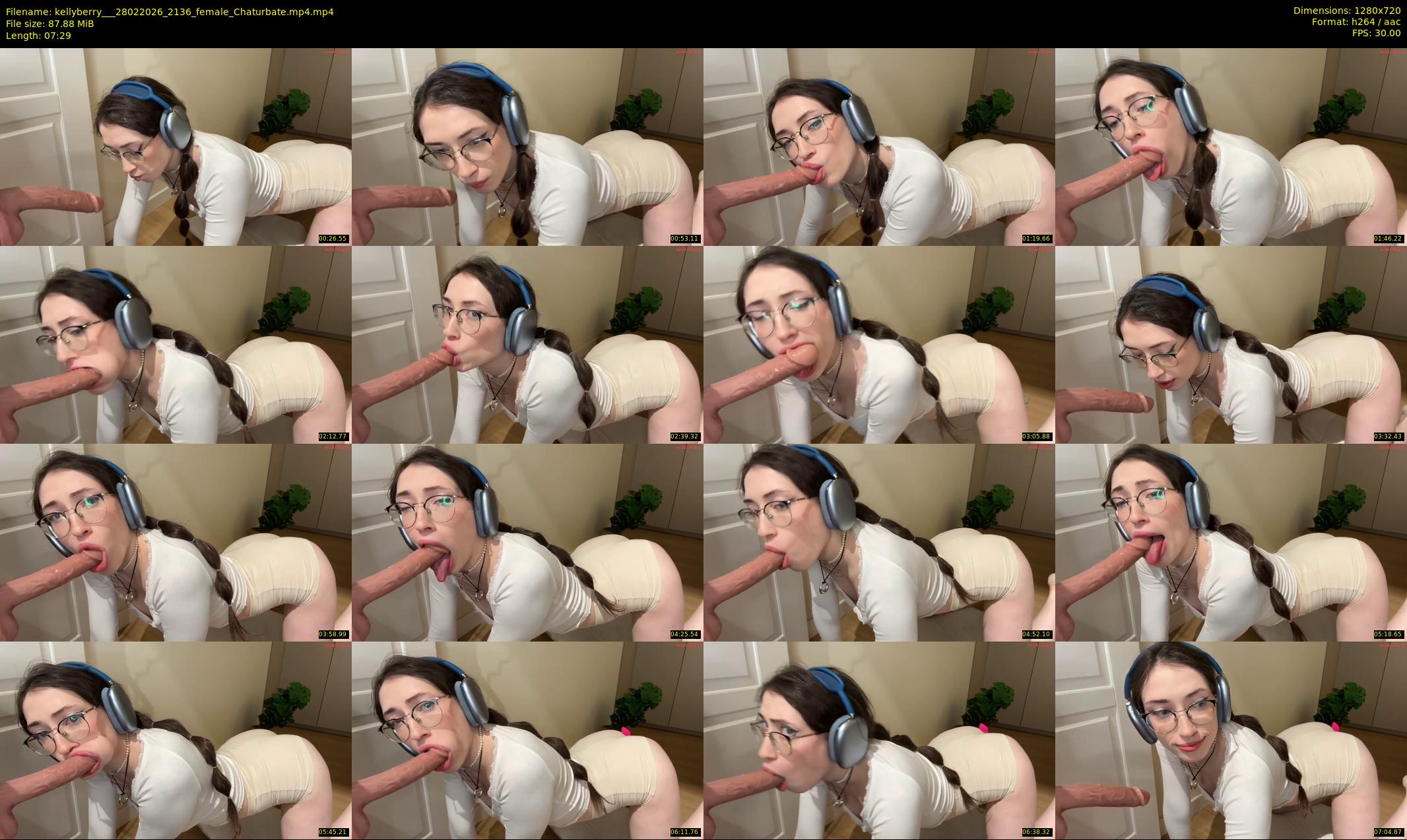 kellyberry__ — 8 minute Chaturbate female cam show recording, 720p, Feb 28, 2026