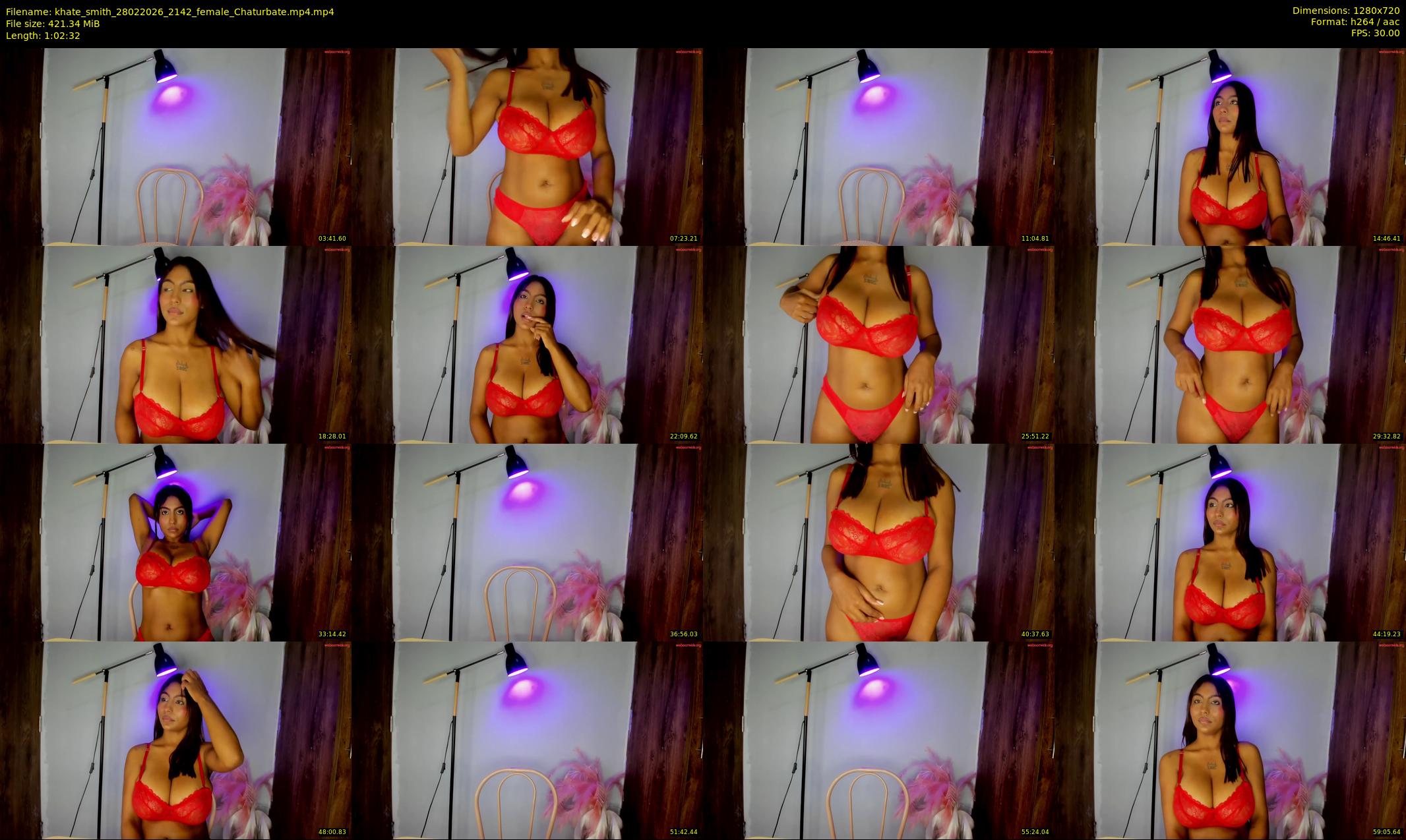 khate_smith — 63 minute Chaturbate female cam show recording, 720p, Feb 28, 2026