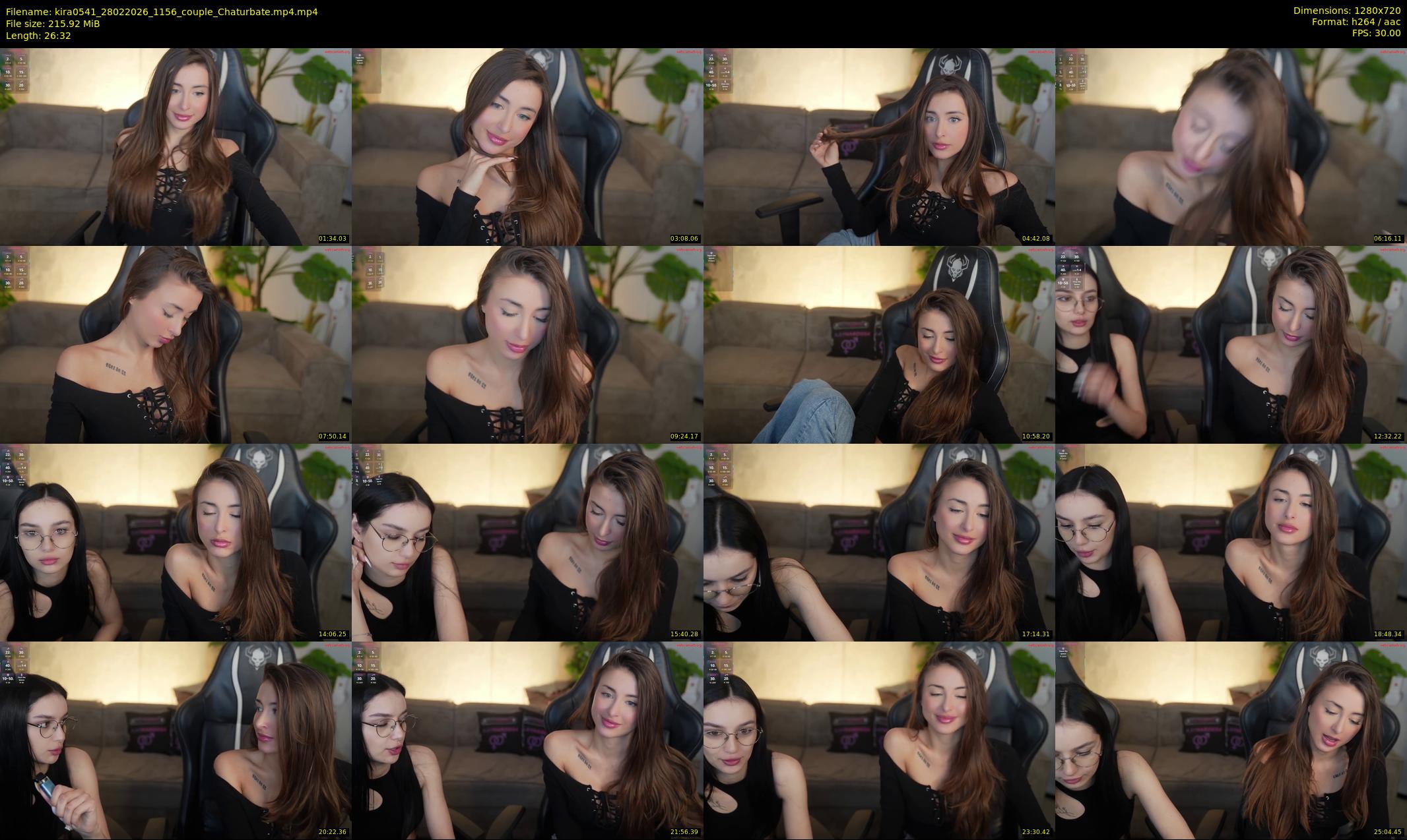 kira0541 — 27 minute Chaturbate couple cam show recording, 720p, Feb 28, 2026
