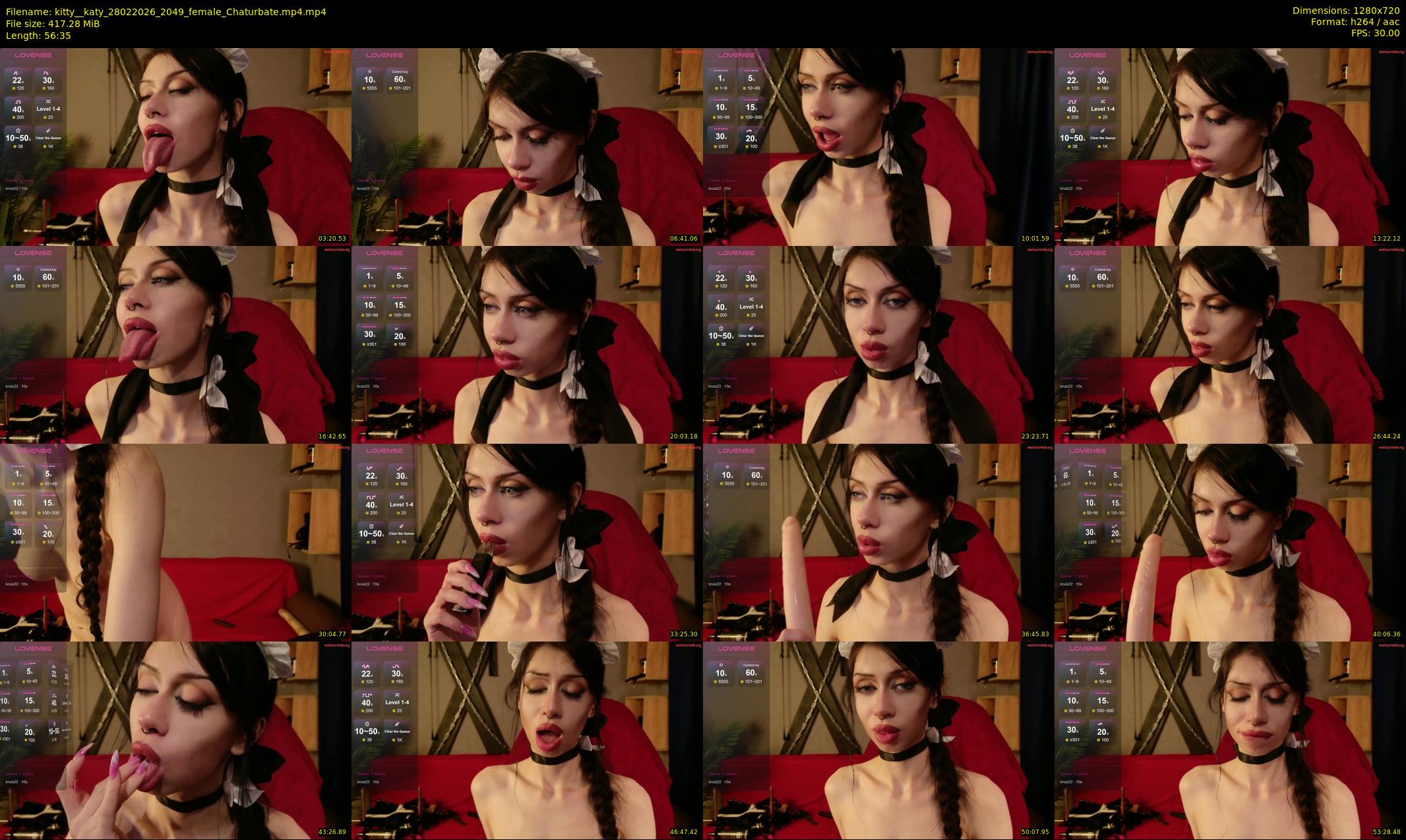 kitty__katy — 57 minute Chaturbate female cam show recording, 720p, Feb 28, 2026