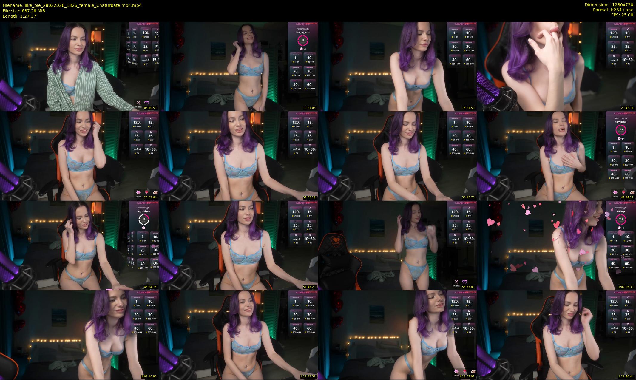 like_pie — 88 minute Chaturbate couple cam show recording, 720p, Feb 28, 2026