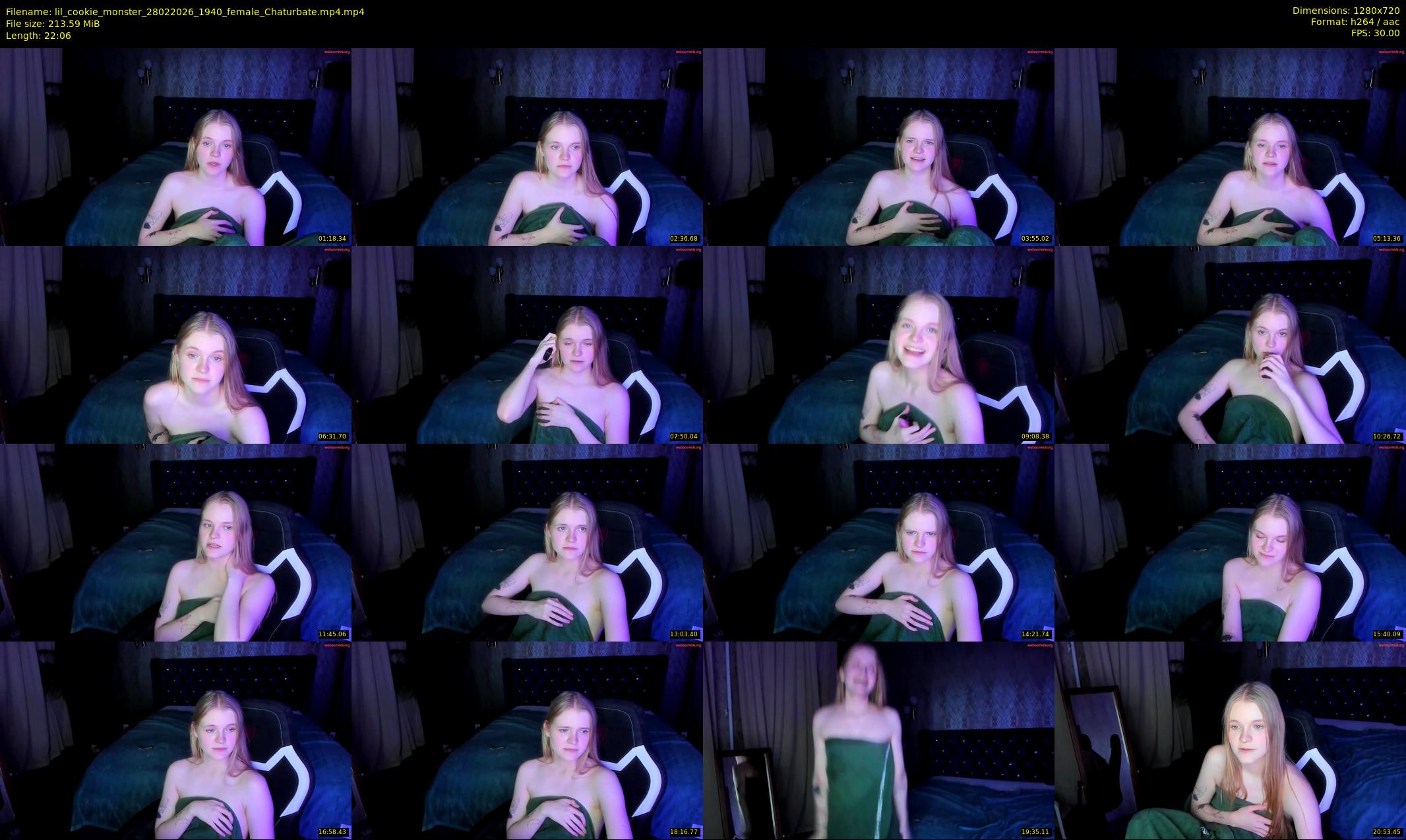 lil_cookie_monster — 23 minute Chaturbate female cam show recording, 720p, Feb 28, 2026