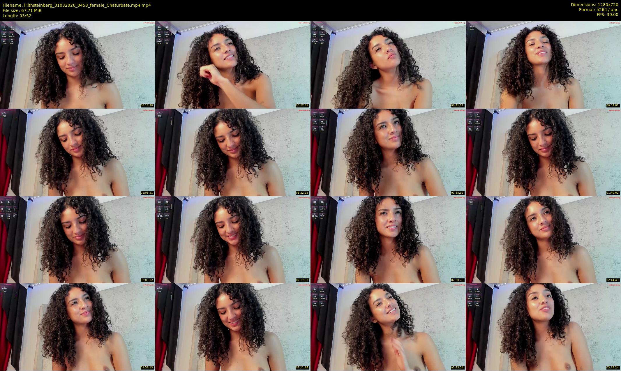 lilithsteinberg — 4 minute Chaturbate female cam show recording, 720p, Mar 1, 2026
