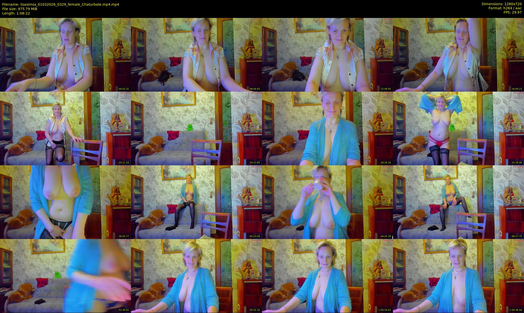 lisasimsx — 69 minute Chaturbate female cam show recording, 720p, Mar 1, 2026
