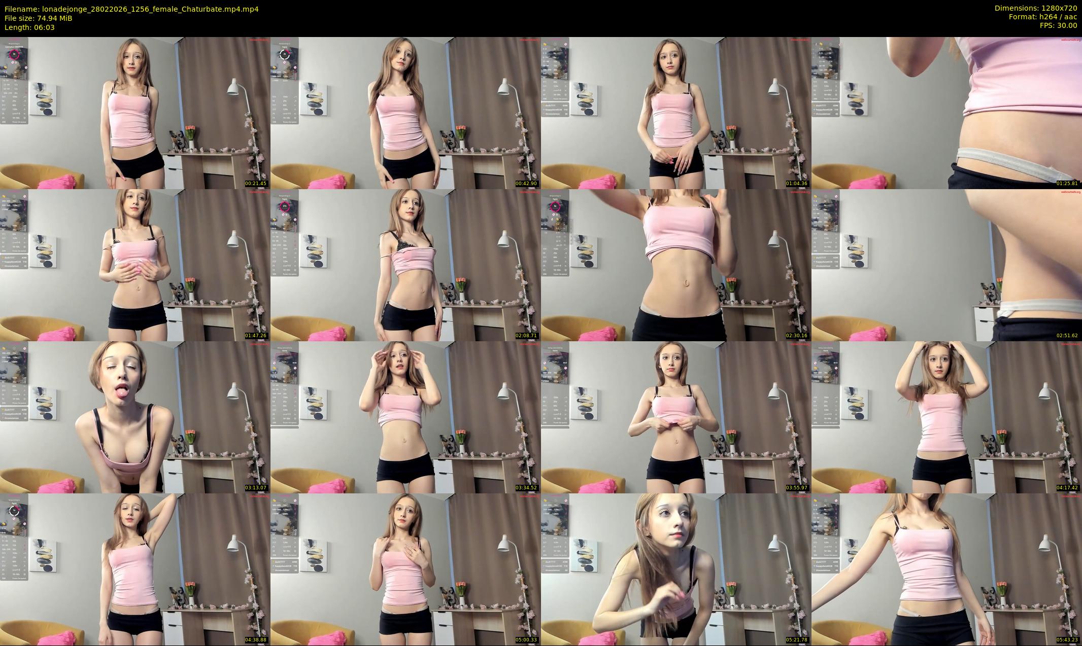 lonadejonge — 7 minute Chaturbate female cam show recording, 720p, Feb 28, 2026