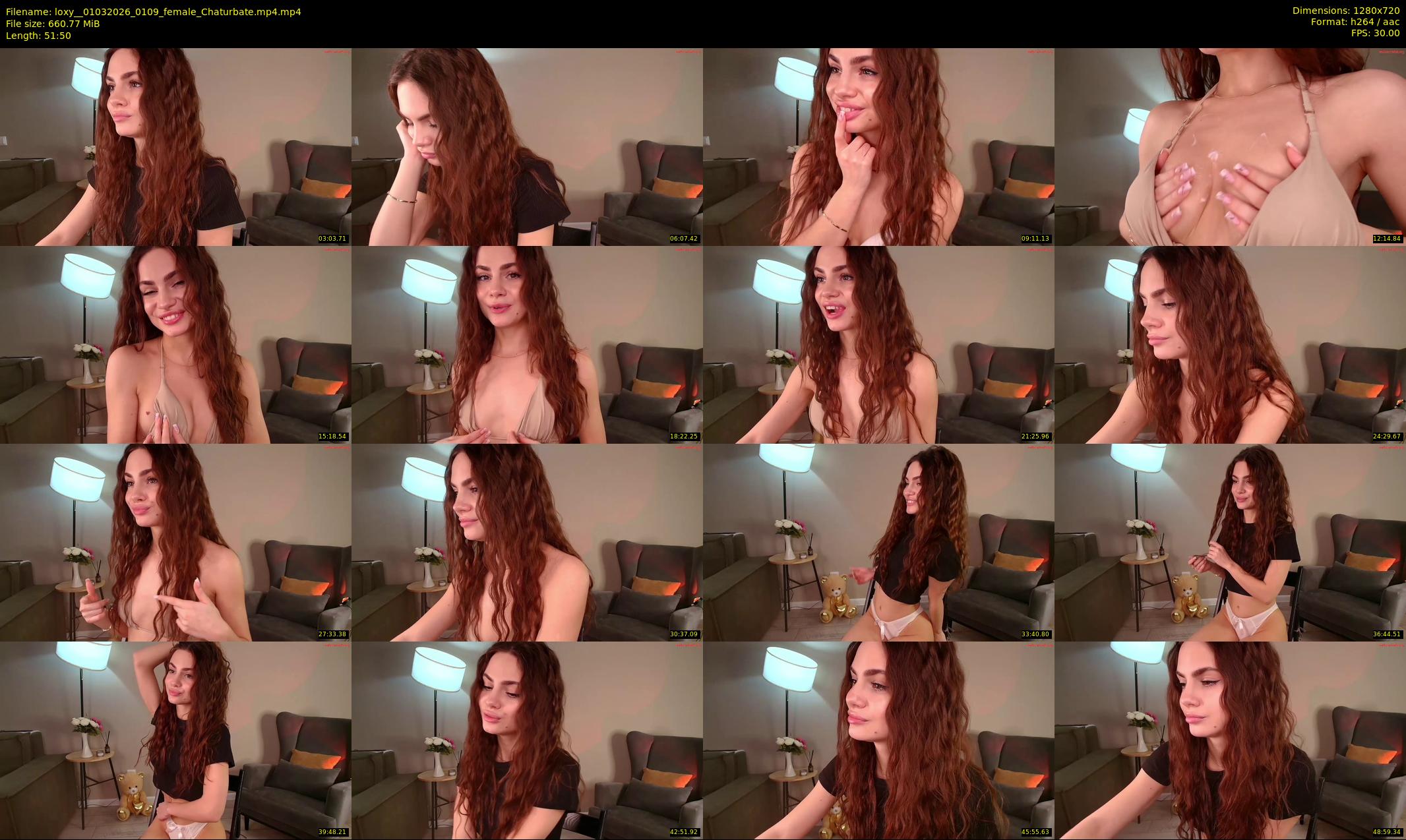 loxy_ — 52 minute Chaturbate female cam show recording, 720p, Mar 1, 2026