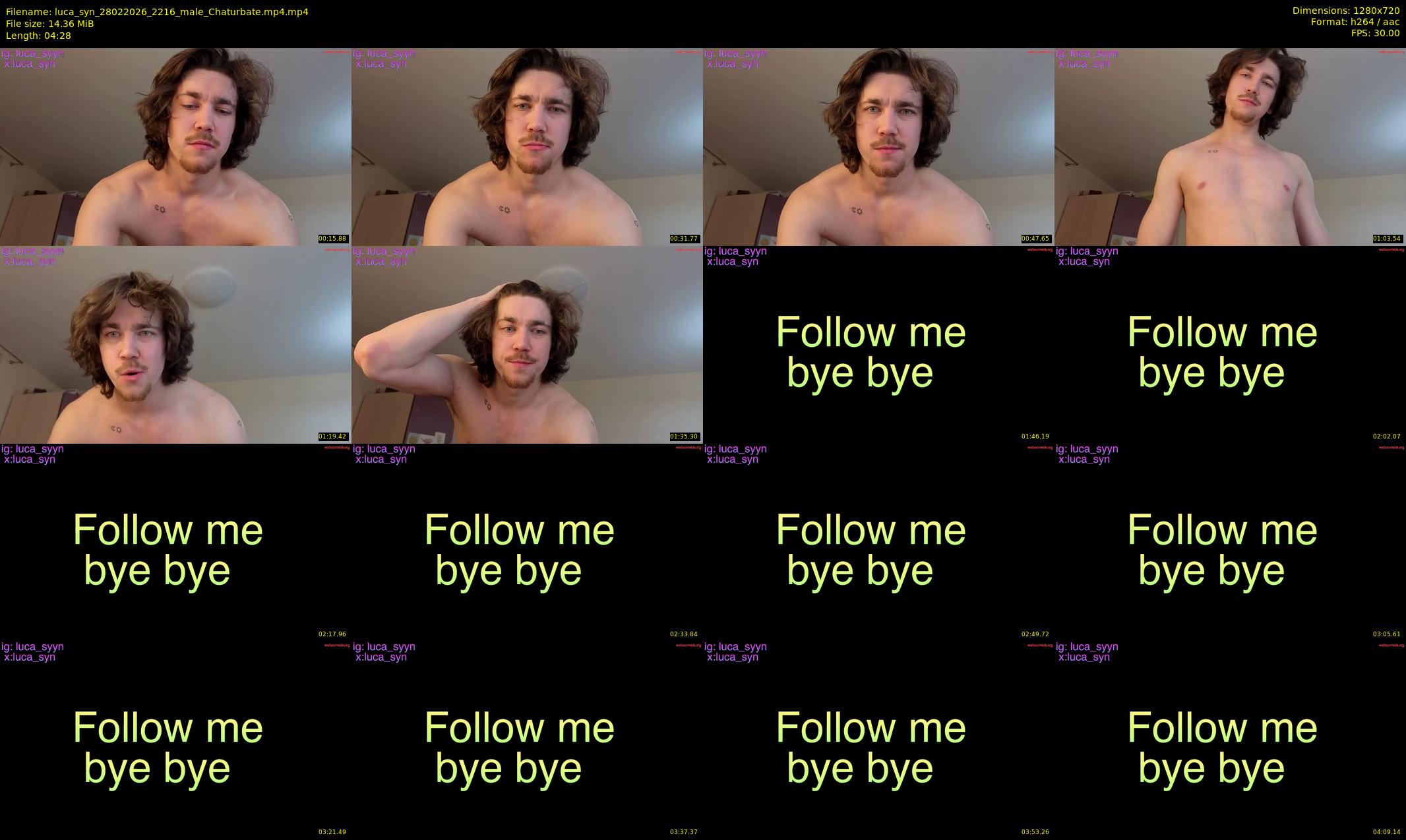 luca_syn — 5 minute Chaturbate male cam show recording, 720p, Feb 28, 2026