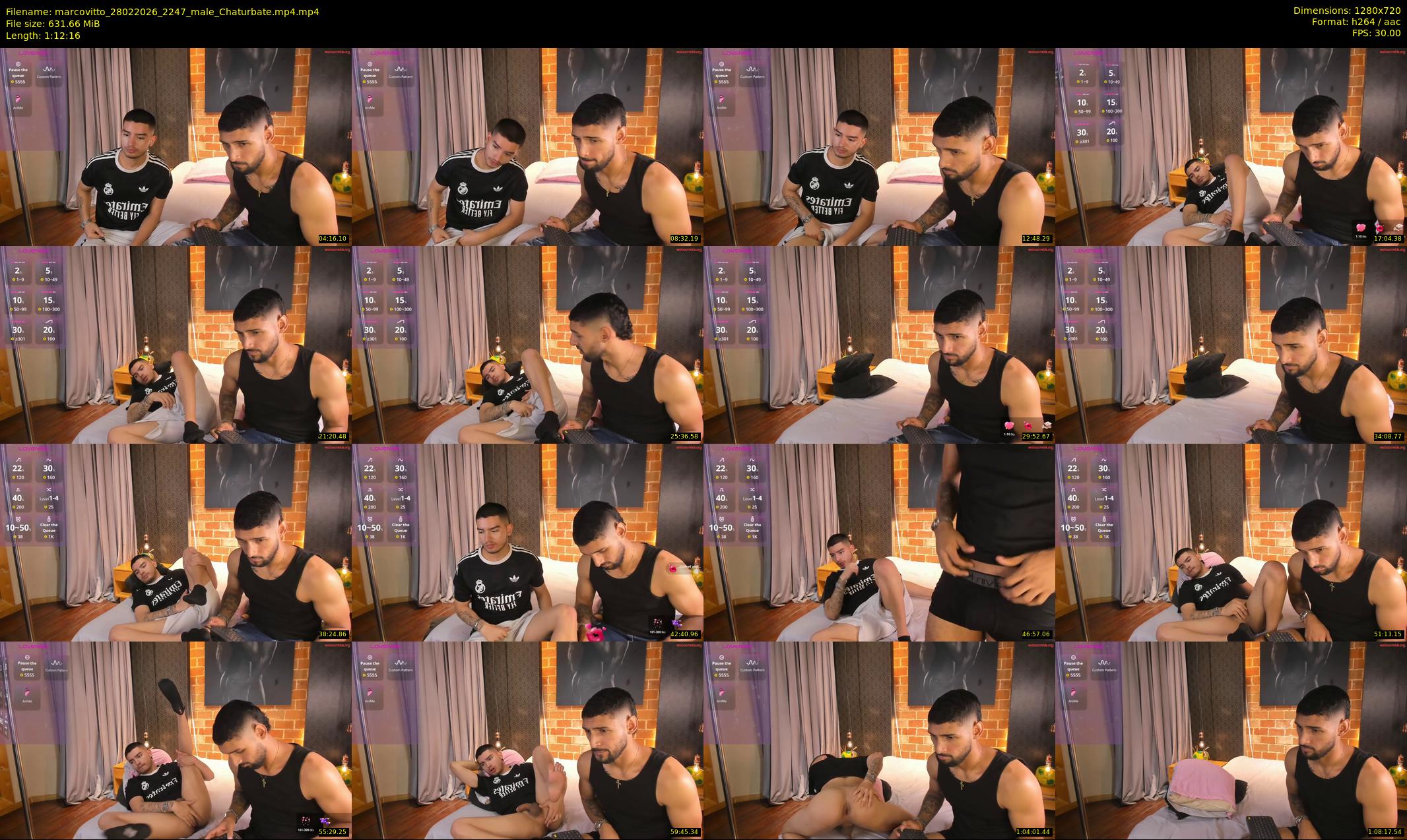 marcovitto — 73 minute Chaturbate couple cam show recording, 720p, Feb 28, 2026