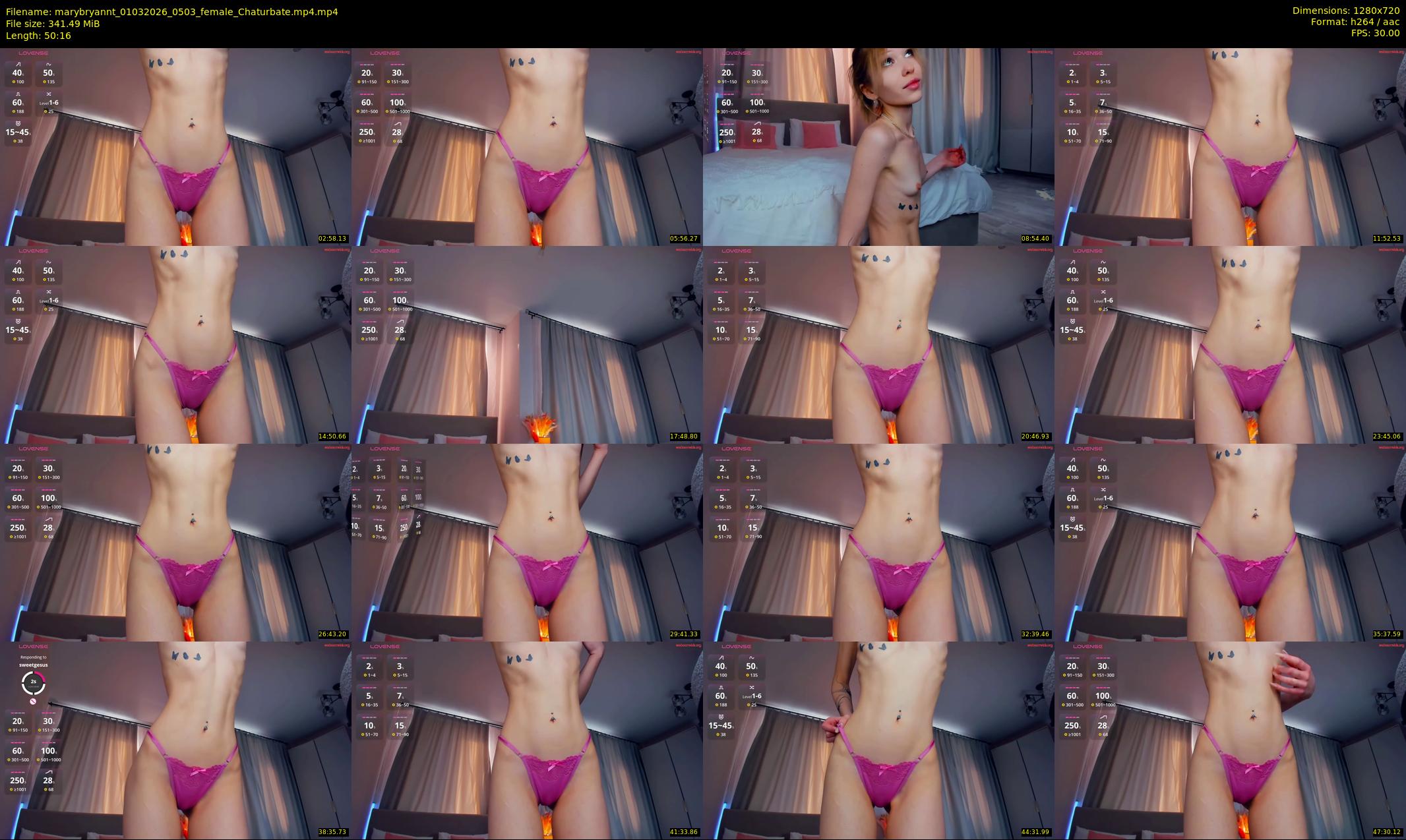 marybryannt — 51 minute Chaturbate female cam show recording, 720p, Mar 1, 2026