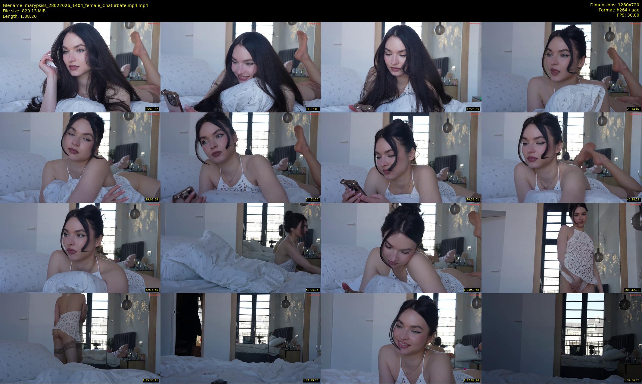 marypsiss — 99 minute Chaturbate female cam show recording, 720p, Feb 28, 2026