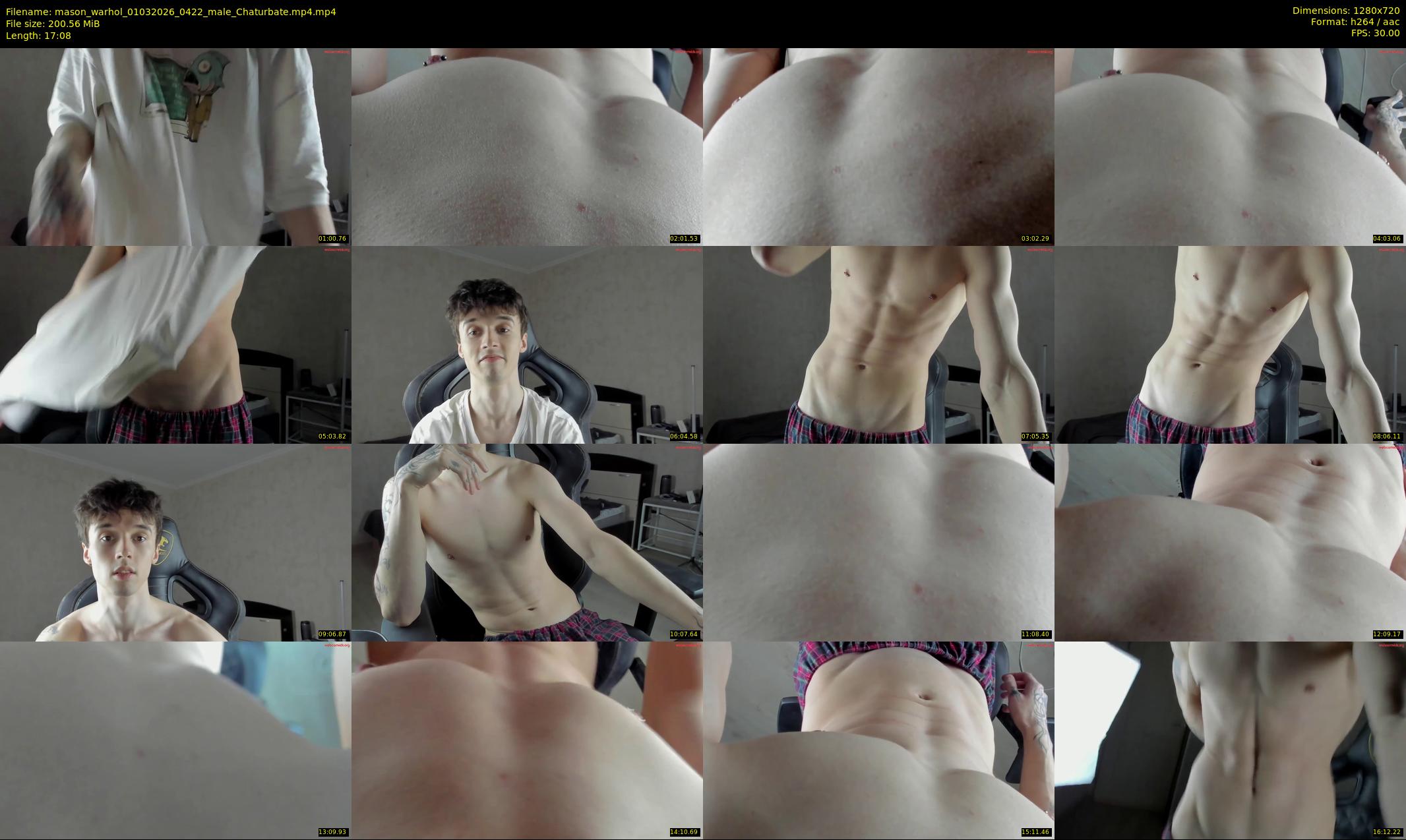 mason_warhol — 18 minute Chaturbate male cam show recording, 720p, Mar 1, 2026