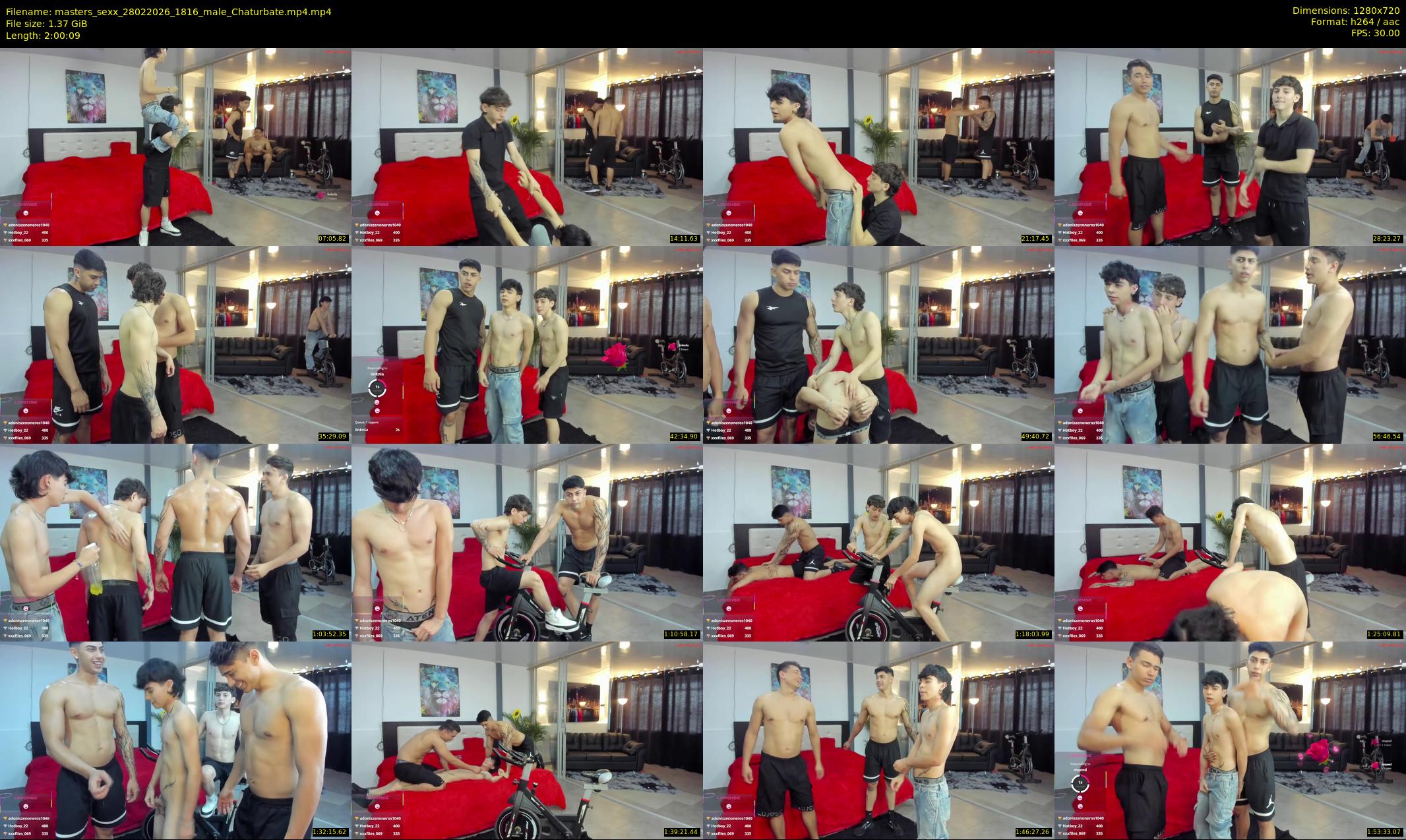 masters_sexx — 121 minute Chaturbate male cam show recording, 720p, Feb 28, 2026