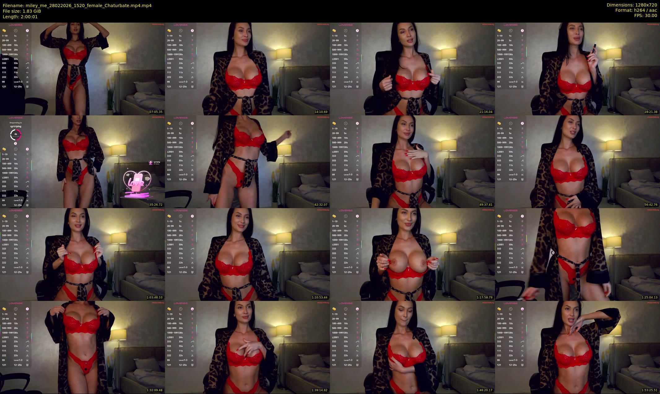 miley_me — 121 minute Chaturbate female cam show recording, 720p, Feb 28, 2026