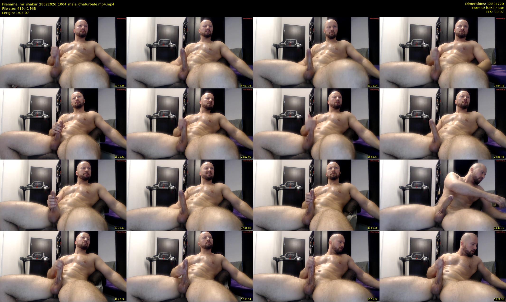 mr_shakur — 64 minute Chaturbate male cam show recording, 720p, Feb 28, 2026