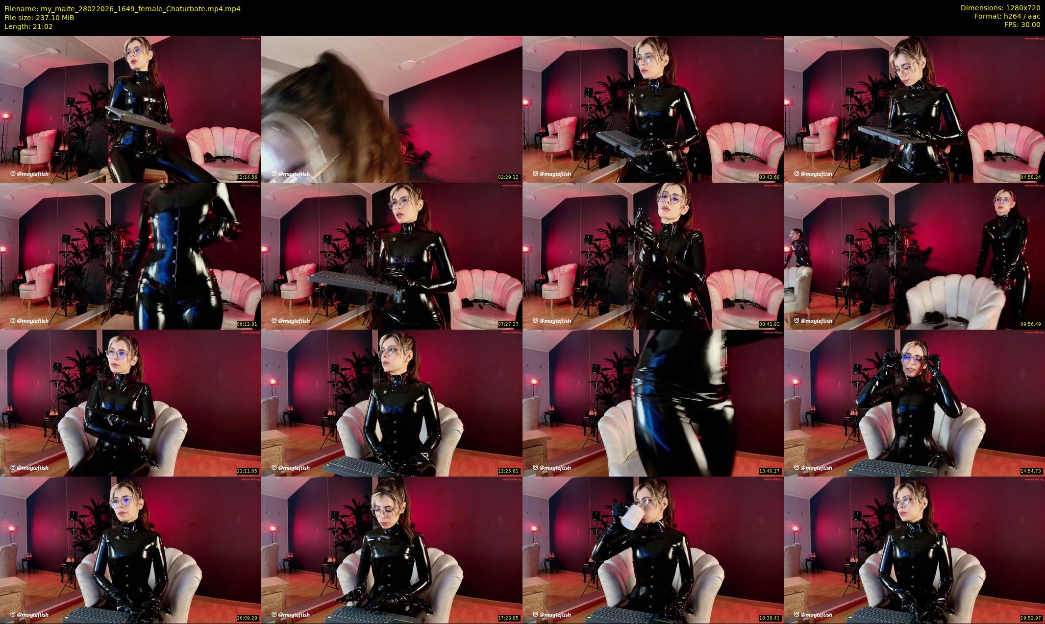 my_maite — 22 minute Chaturbate female cam show recording, 720p, Feb 28, 2026