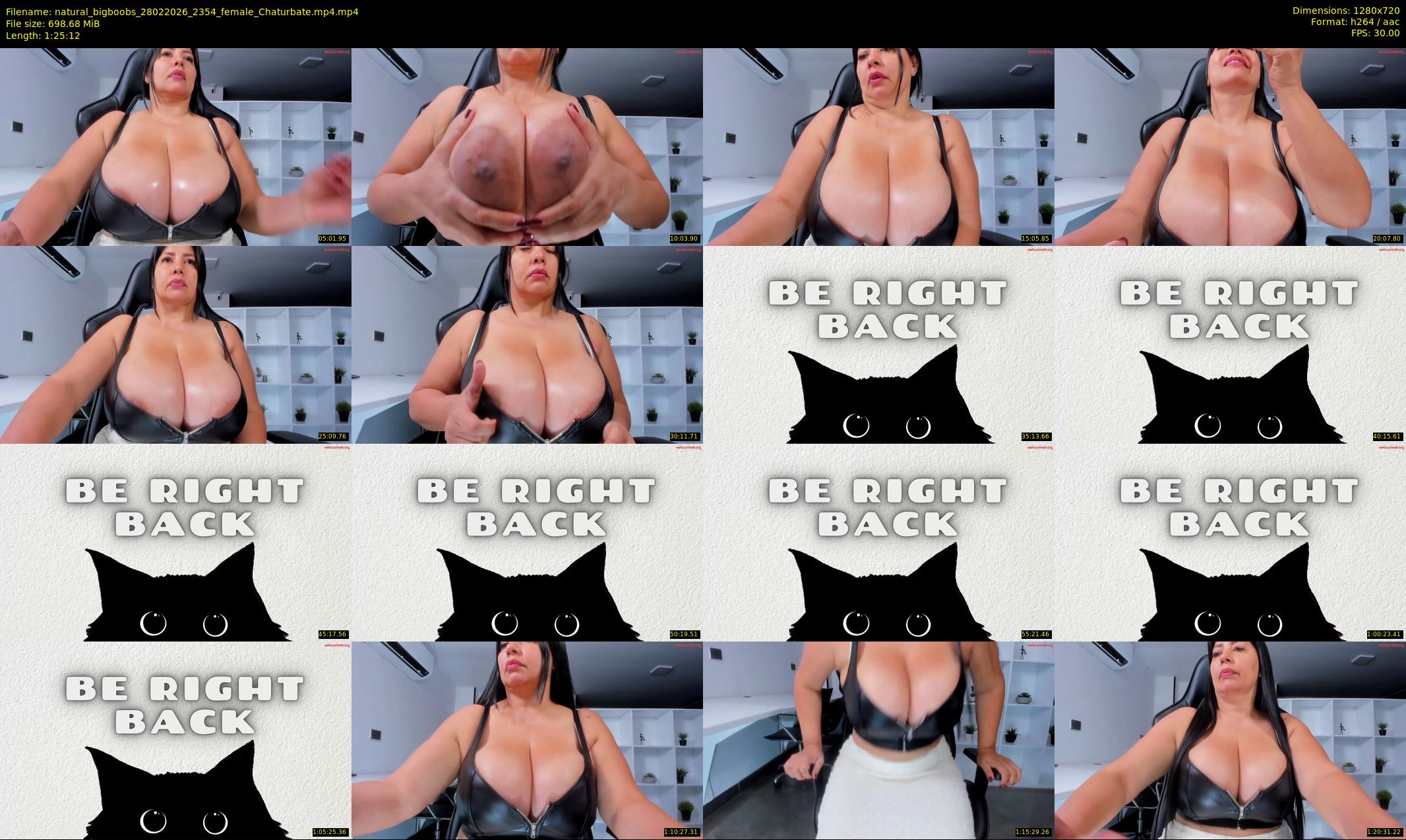 natural_bigboobs — 86 minute Chaturbate female cam show recording, 720p, Feb 28, 2026