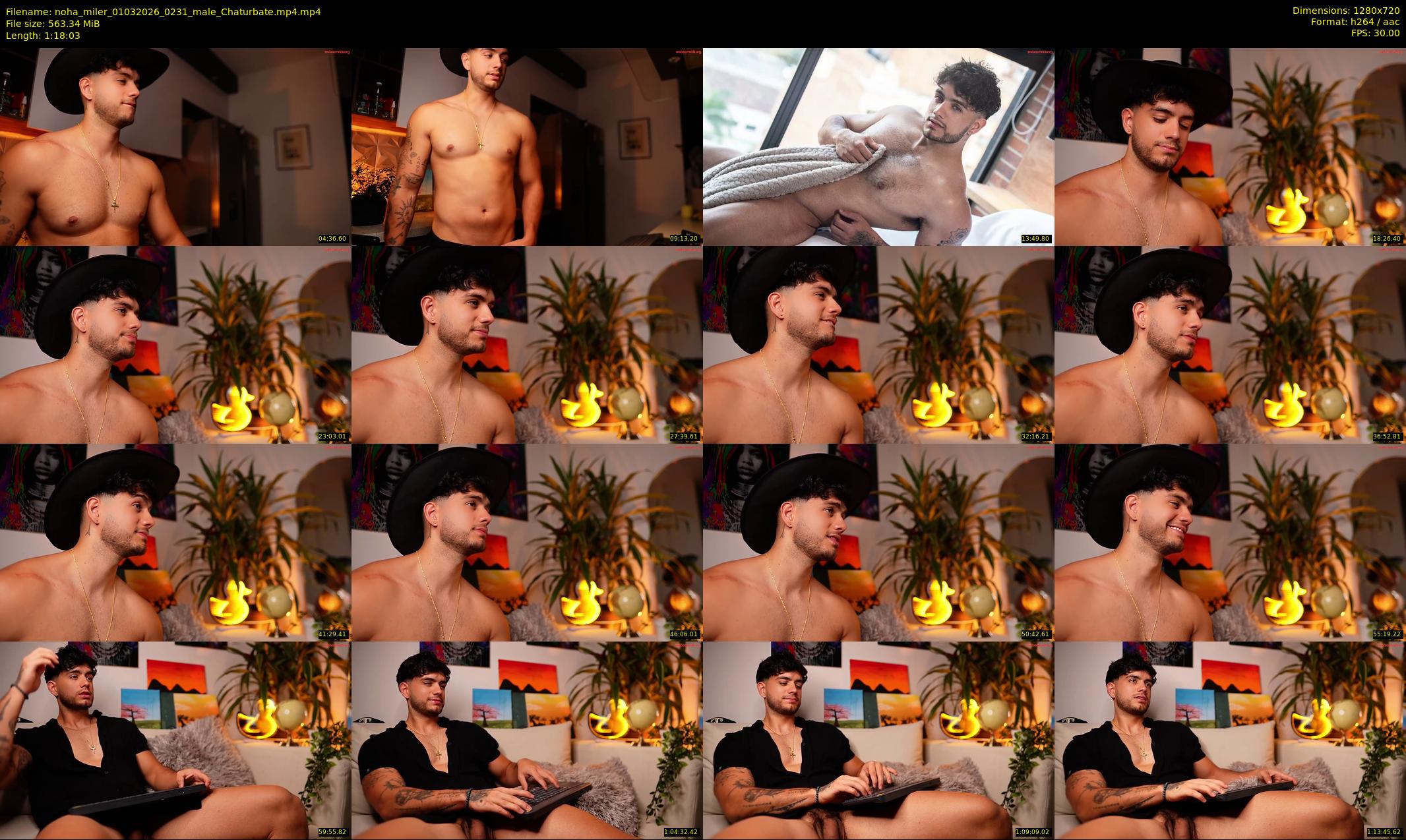 noha_miler — 79 minute Chaturbate male cam show recording, 720p, Mar 1, 2026