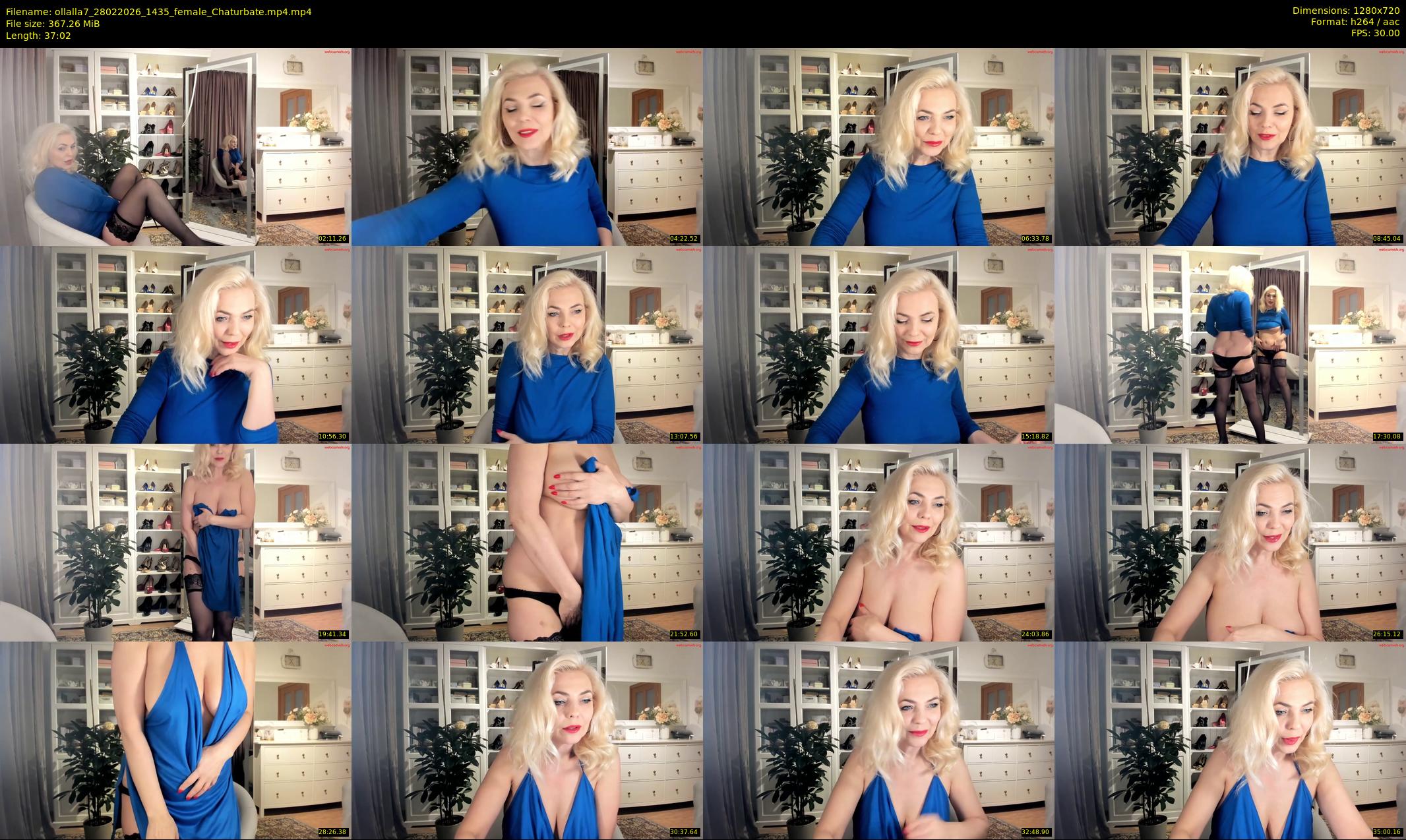 ollalla7 — 38 minute Chaturbate female cam show recording, 720p, Feb 28, 2026