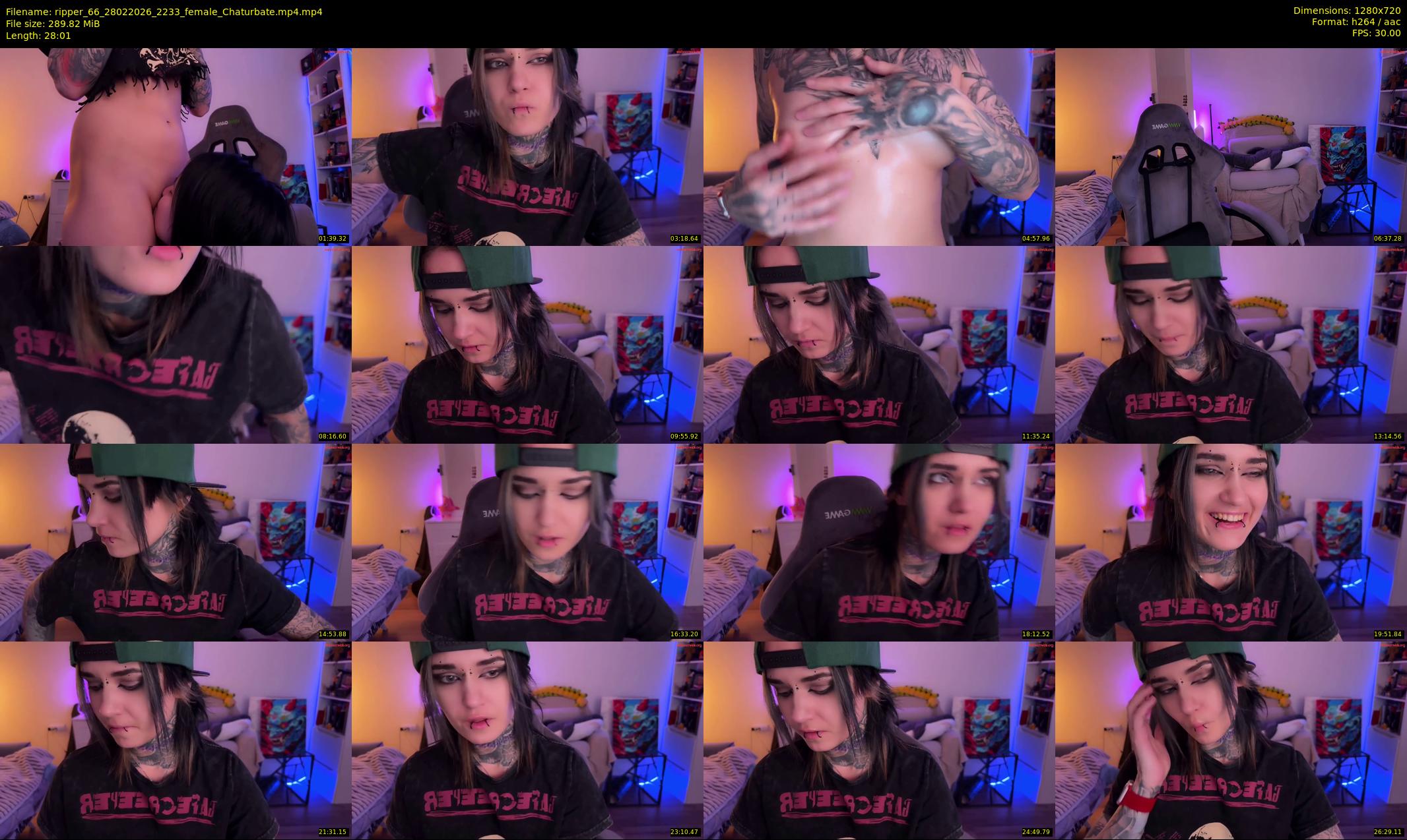 ripper_66 — 29 minute Chaturbate female cam show recording, 720p, Feb 28, 2026