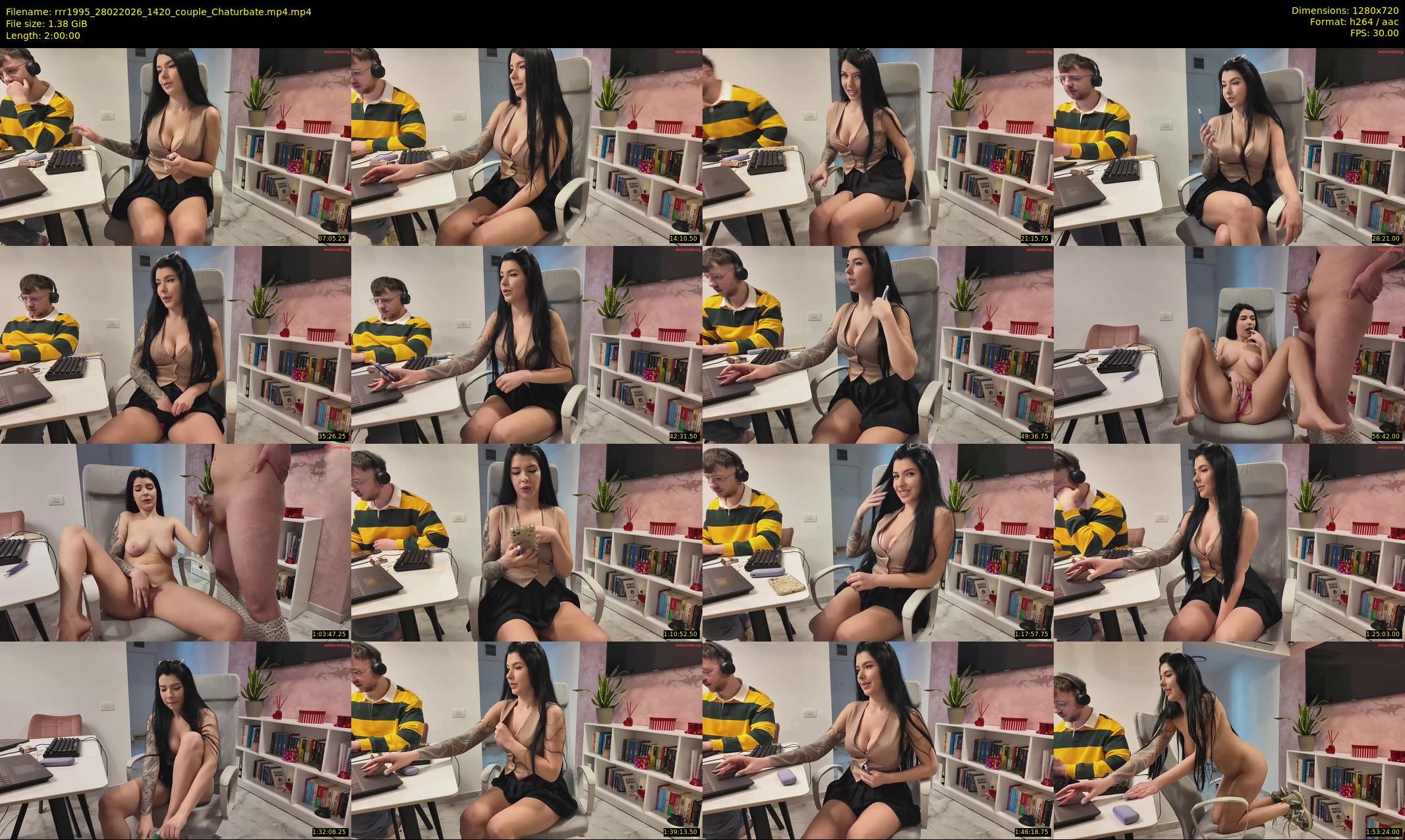 rrr1995 — 120 minute Chaturbate couple cam show recording, 720p, Feb 28, 2026