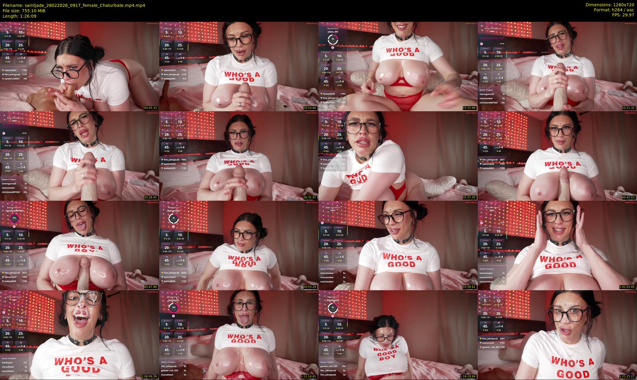 saintjade — 87 minute Chaturbate female cam show recording, 720p, Feb 28, 2026