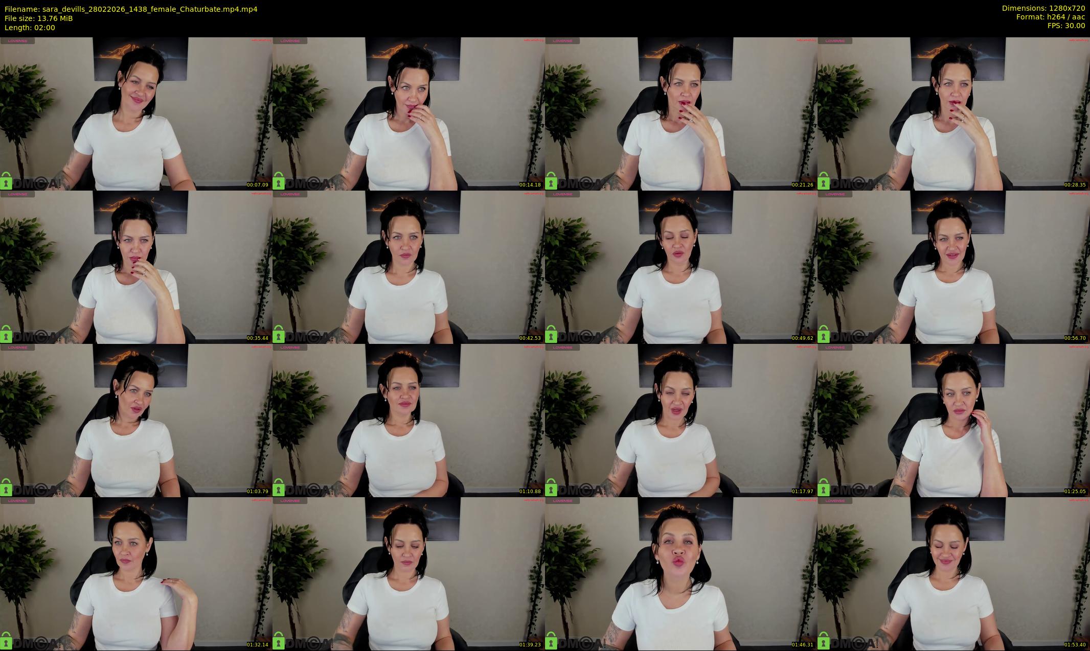 sara_devills — 2 minute Chaturbate female cam show recording, 720p, Feb 28, 2026