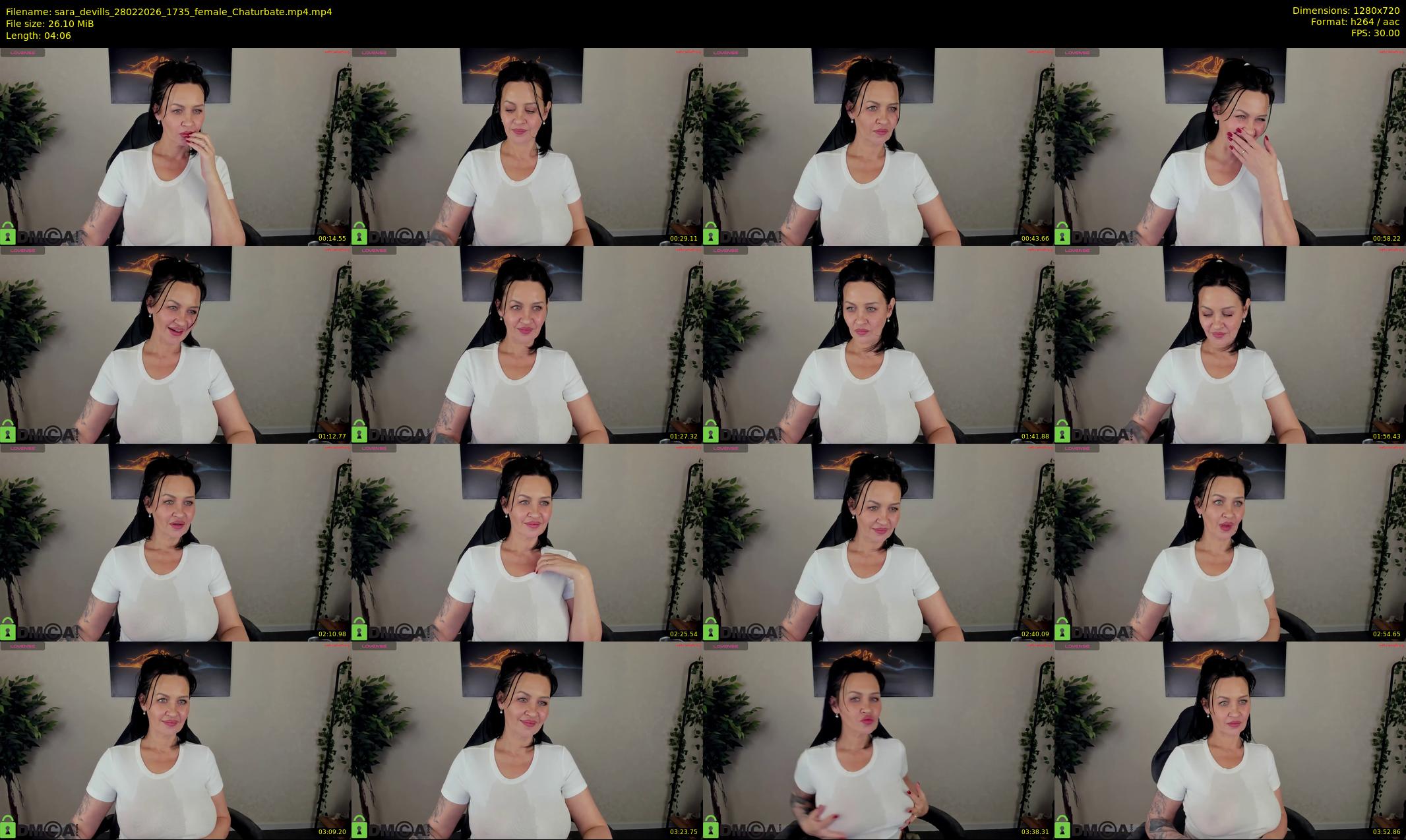 sara_devills — 5 minute Chaturbate female cam show recording, 720p, Feb 28, 2026