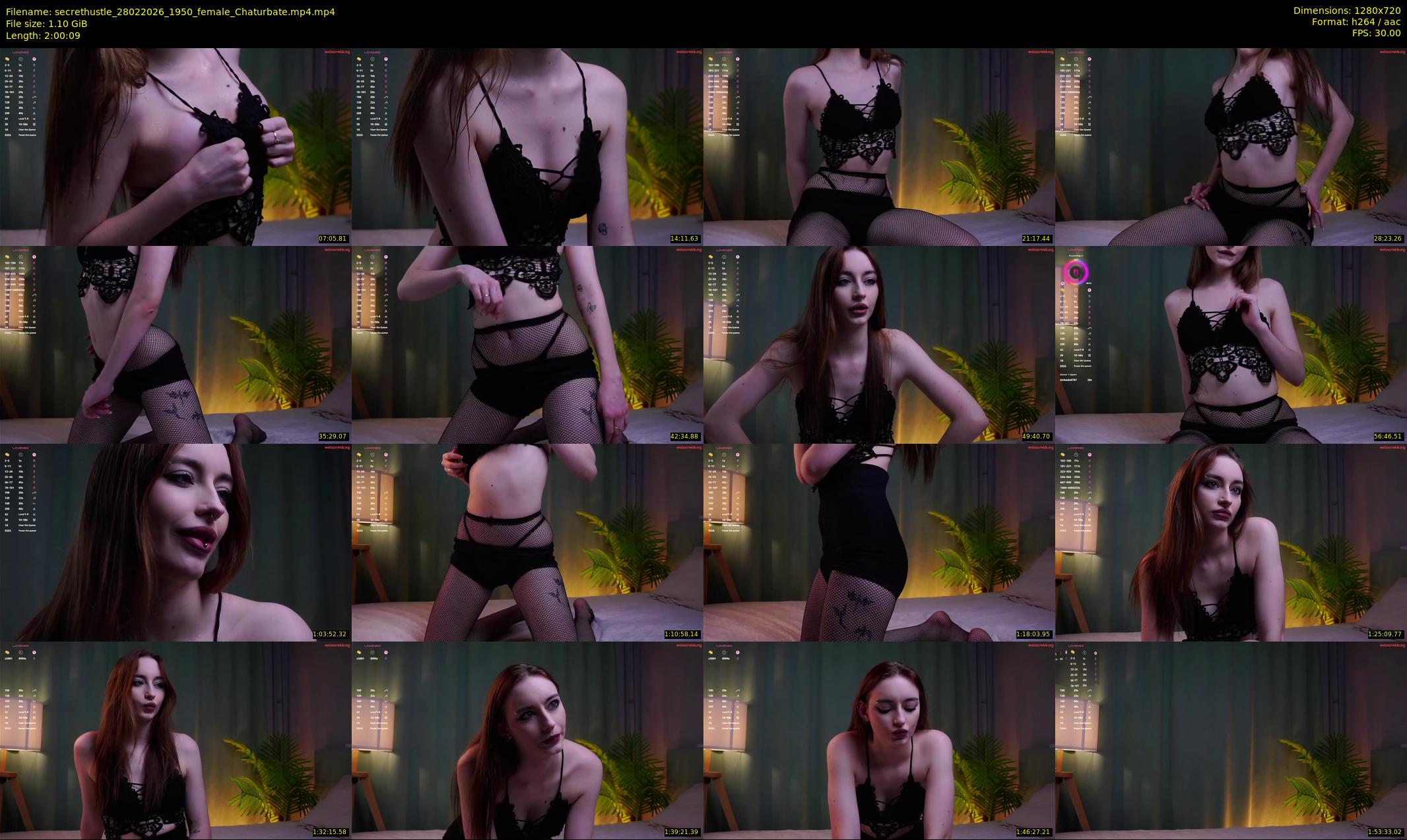 secrethustle — 121 minute Chaturbate female cam show recording, 720p, Feb 28, 2026