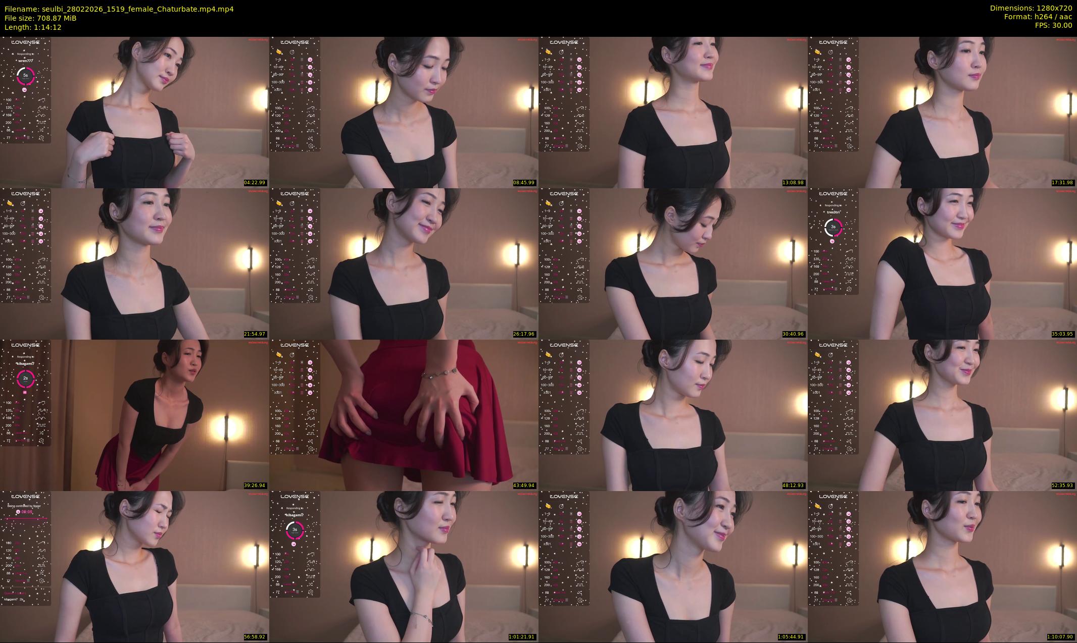 seulbi — 75 minute Chaturbate female cam show recording, 720p, Feb 28, 2026