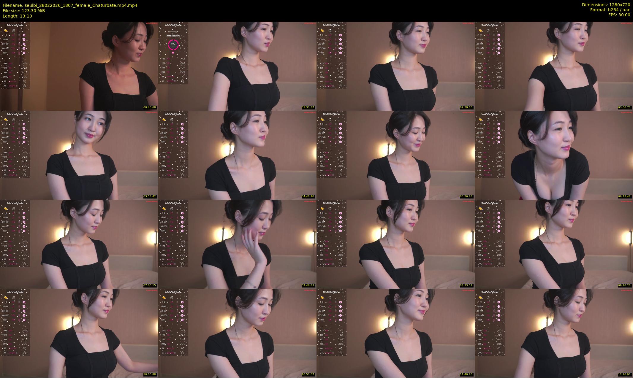 seulbi — 14 minute Chaturbate female cam show recording, 720p, Feb 28, 2026