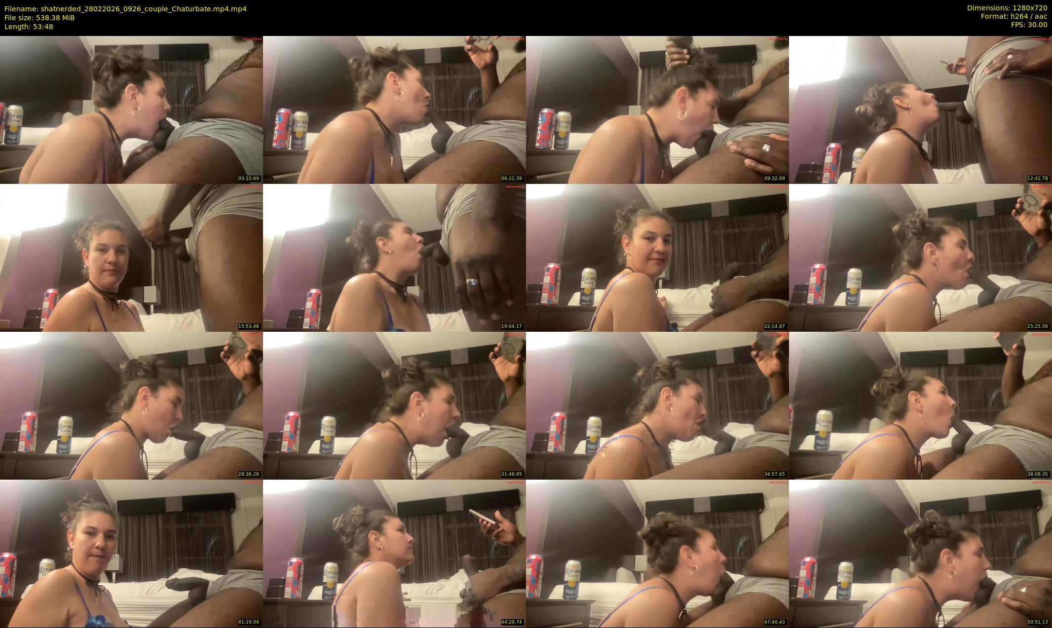 shatnerded — 54 minute Chaturbate couple cam show recording, 720p, Feb 28, 2026