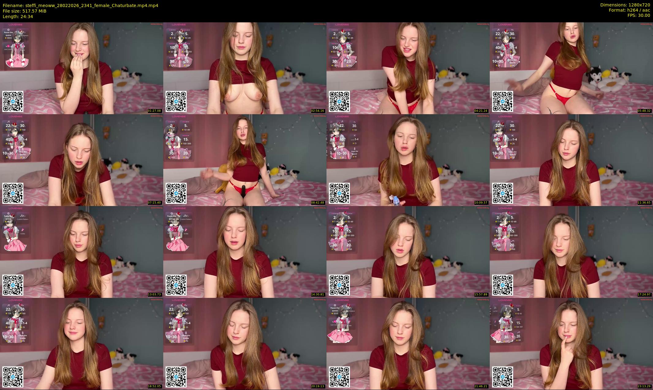 steffi_meoww — 25 minute Chaturbate female cam show recording, 720p, Feb 28, 2026