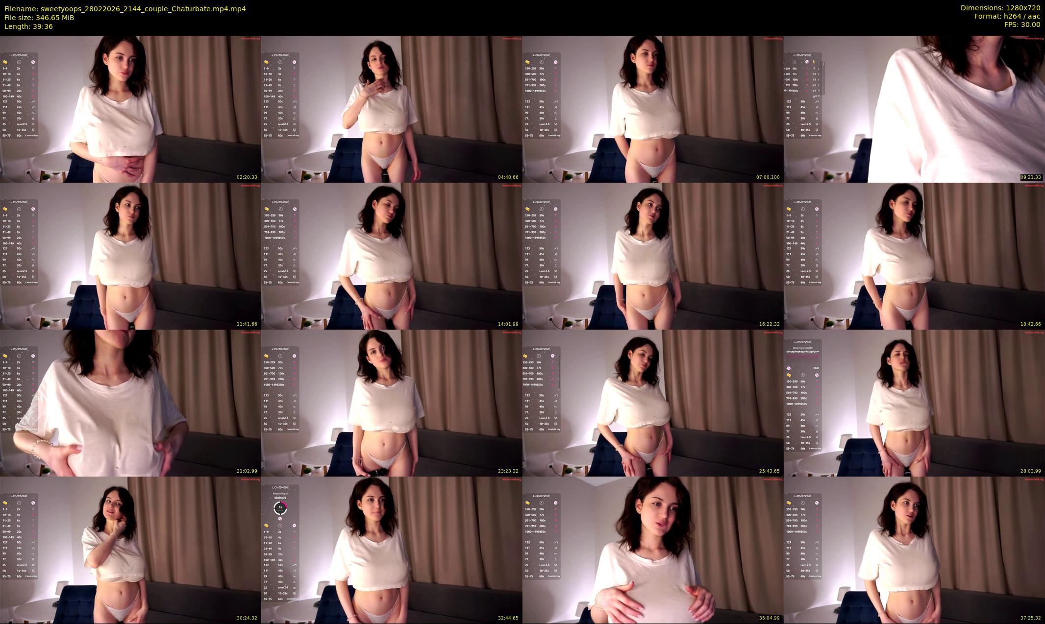 sweetyoops — 40 minute Chaturbate female cam show recording, 720p, Feb 28, 2026