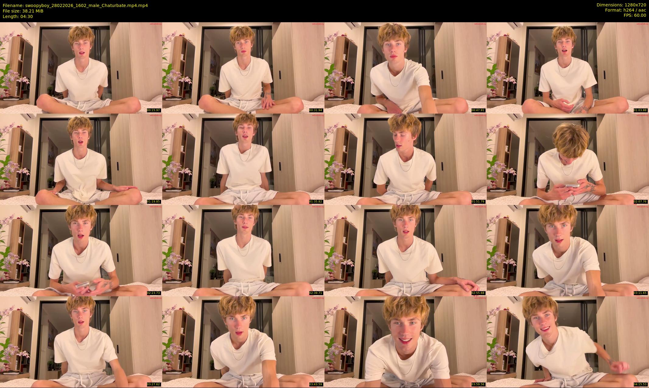 swoopyboy — 5 minute Chaturbate male cam show recording, 720p, Feb 28, 2026