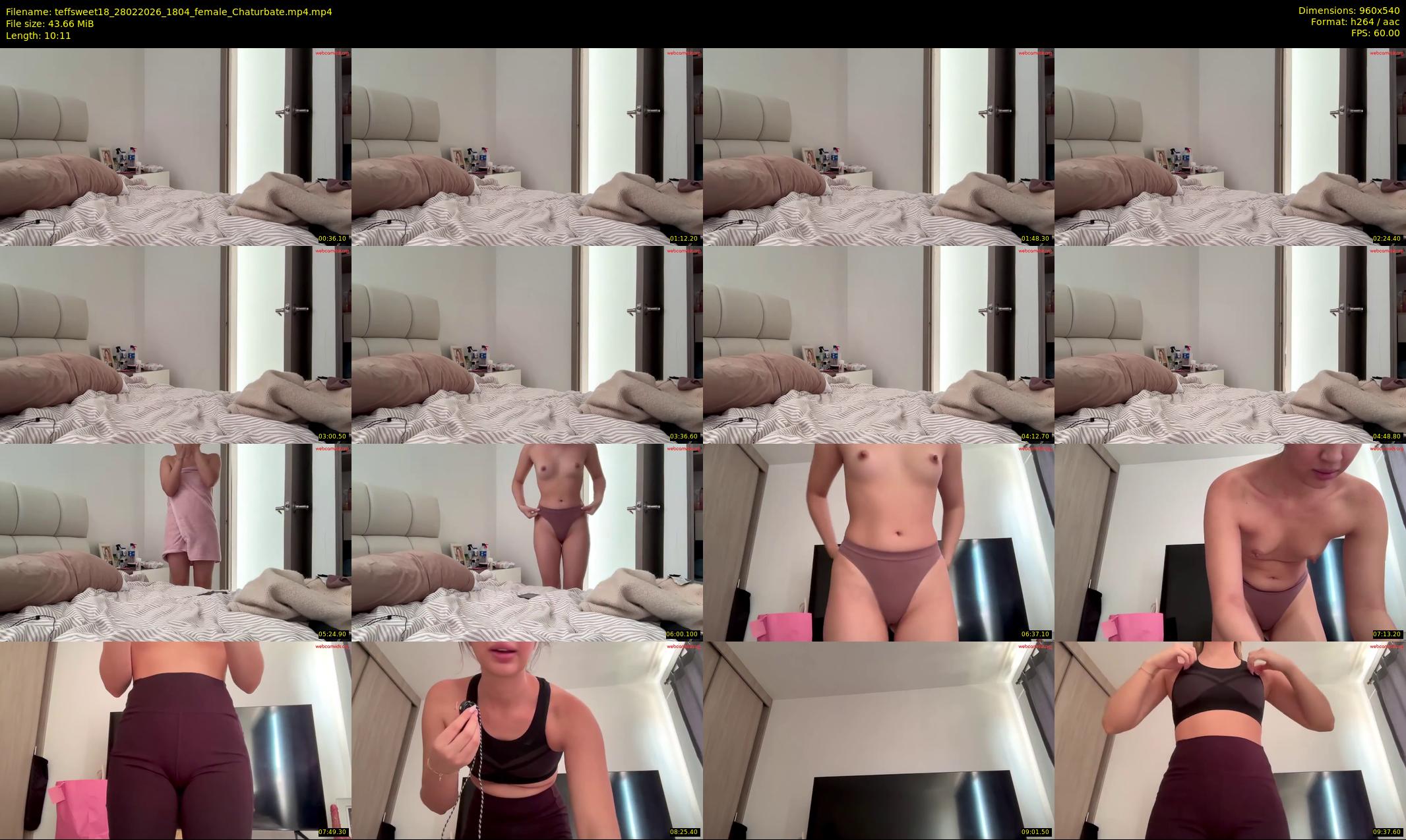 teffsweet18 — 11 minute Chaturbate female cam show recording, 480p, Feb 28, 2026