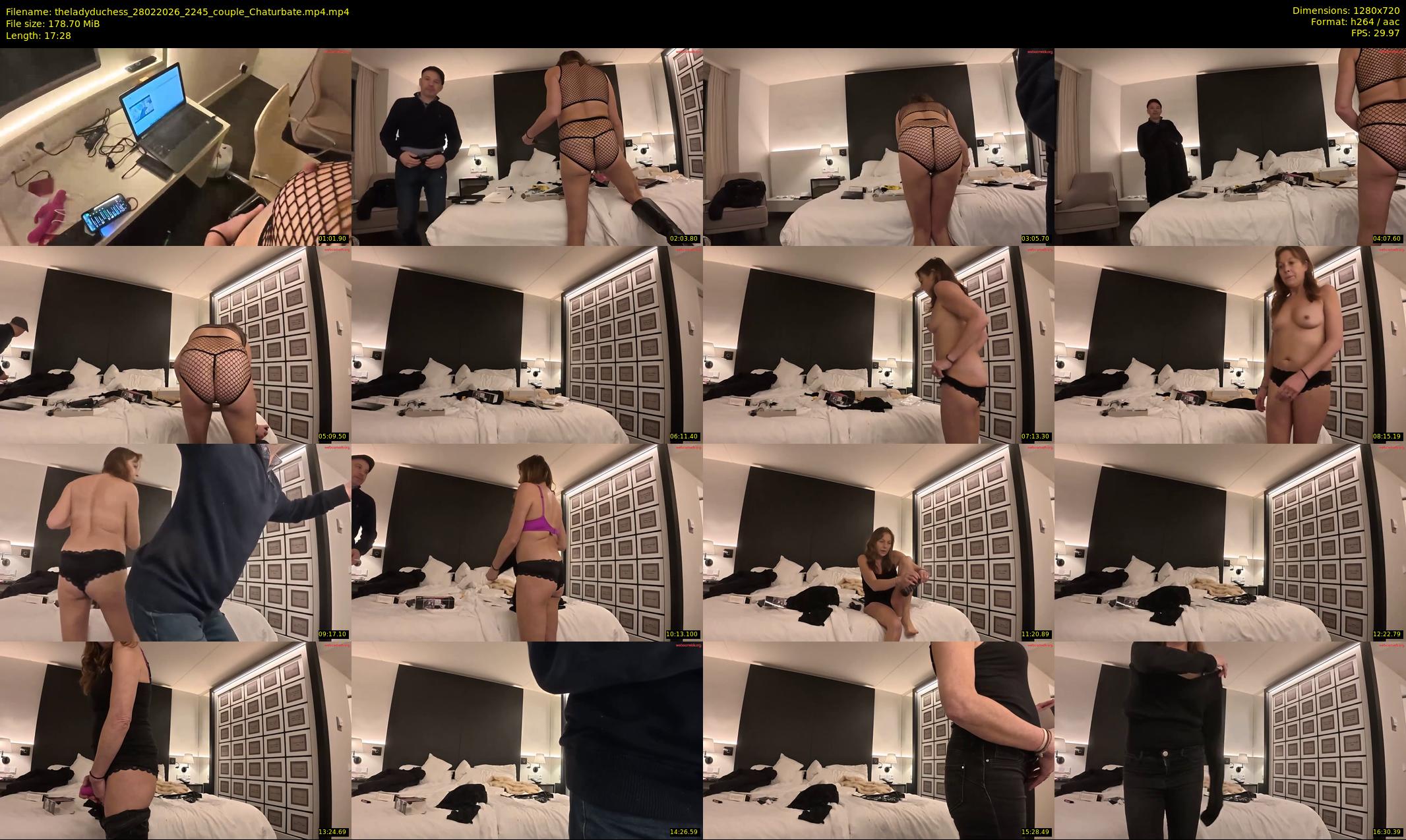theladyduchess — 18 minute Chaturbate couple cam show recording, 720p, Feb 28, 2026
