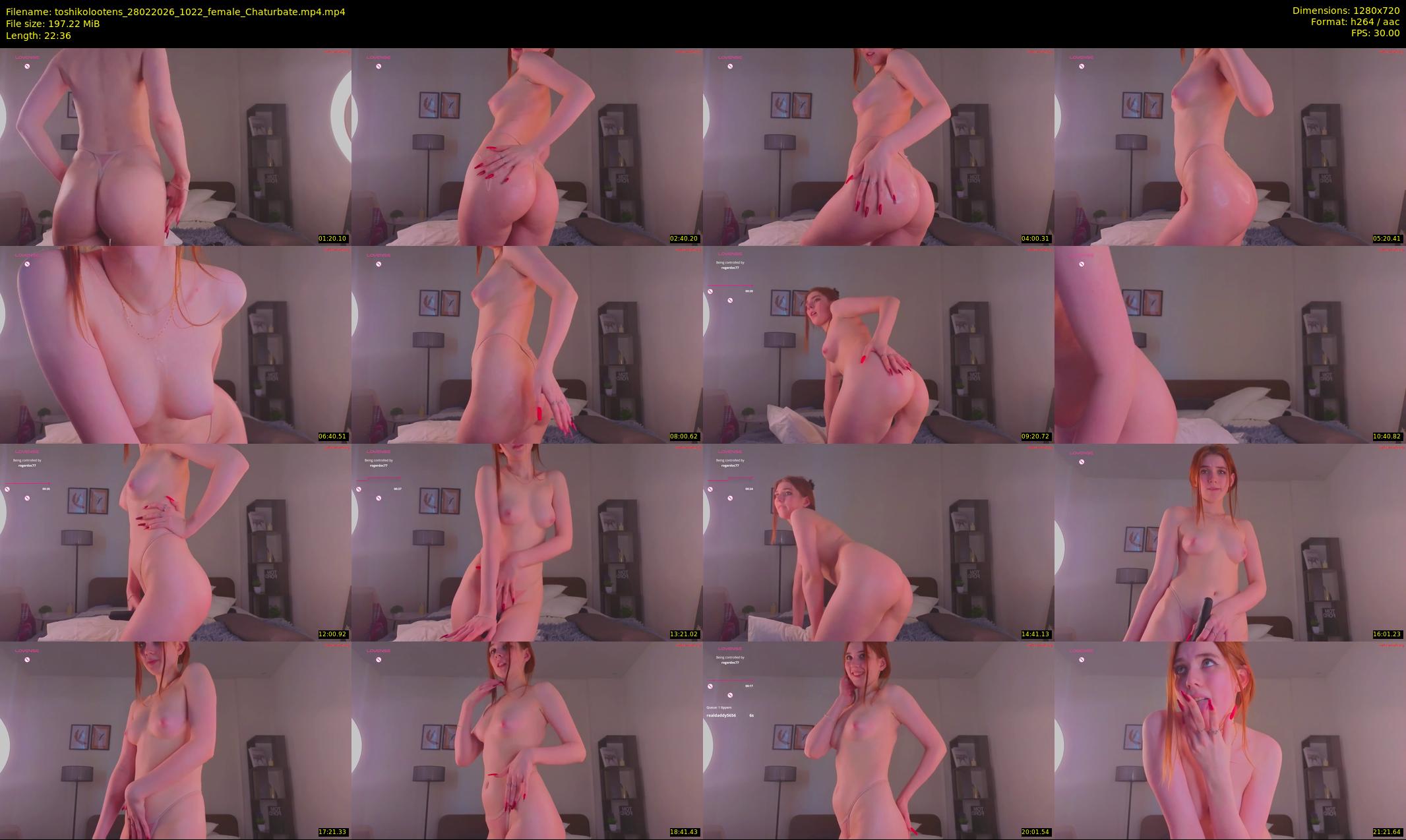 toshikolootens — 23 minute Chaturbate female cam show recording, 720p, Feb 28, 2026