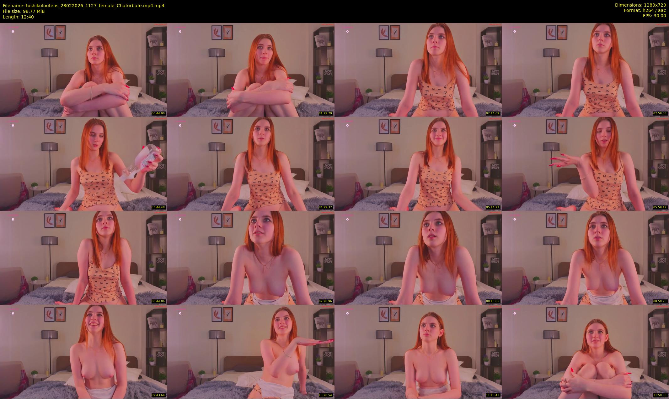 toshikolootens — 13 minute Chaturbate female cam show recording, 720p, Feb 28, 2026