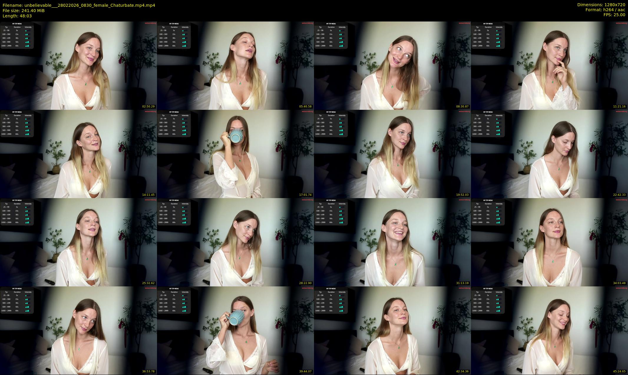 unbelievable__ — 49 minute Chaturbate female cam show recording, 720p, Feb 28, 2026