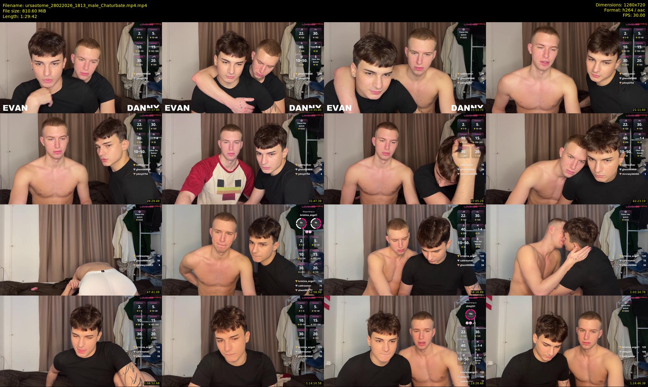 ursaotome — 90 minute Chaturbate male cam show recording, 720p, Feb 28, 2026