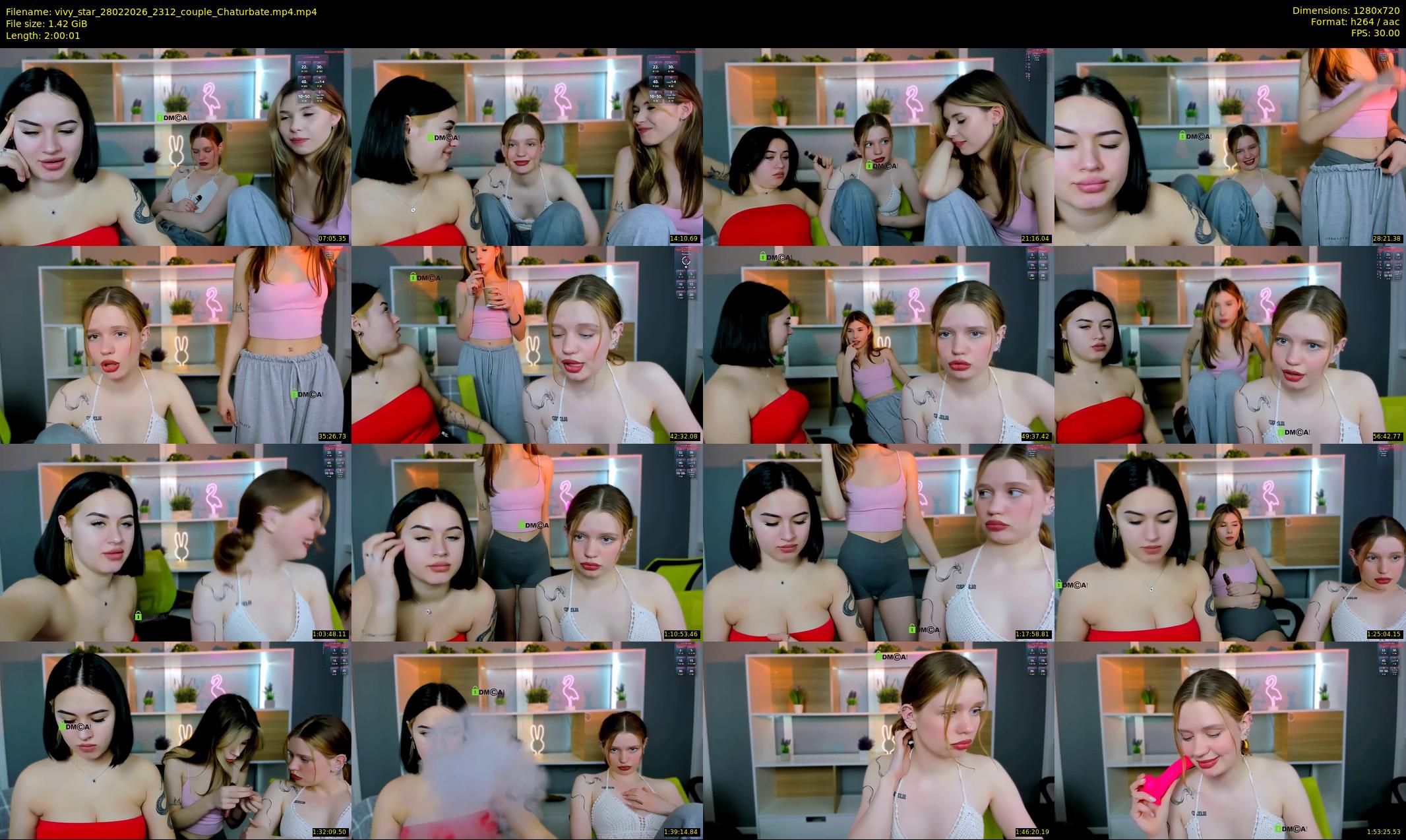 vivy_star — 121 minute Chaturbate couple cam show recording, 720p, Feb 28, 2026