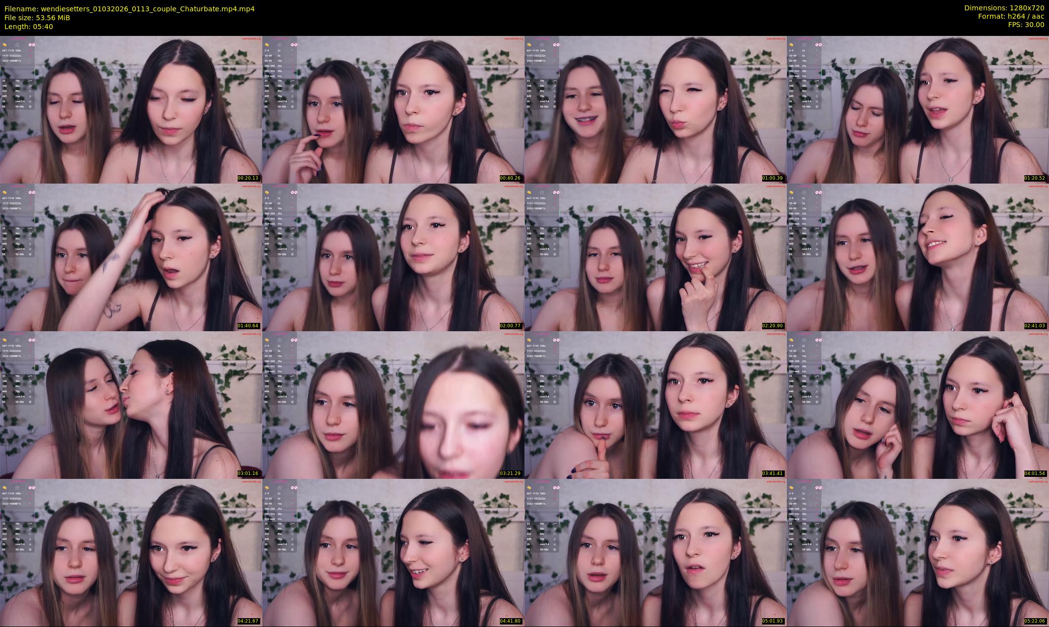 wendiesetters — 6 minute Chaturbate female cam show recording, 720p, Mar 1, 2026
