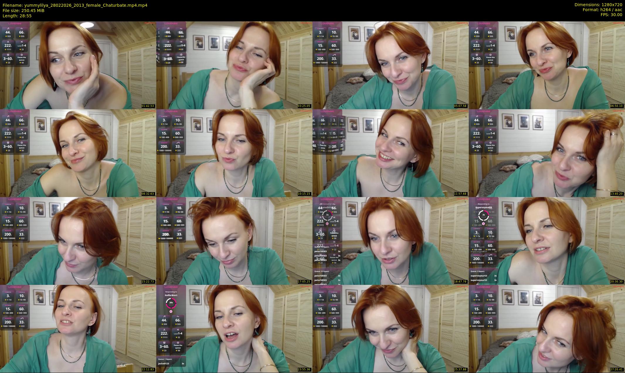 yummylilya — 29 minute Chaturbate female cam show recording, 720p, Feb 28, 2026