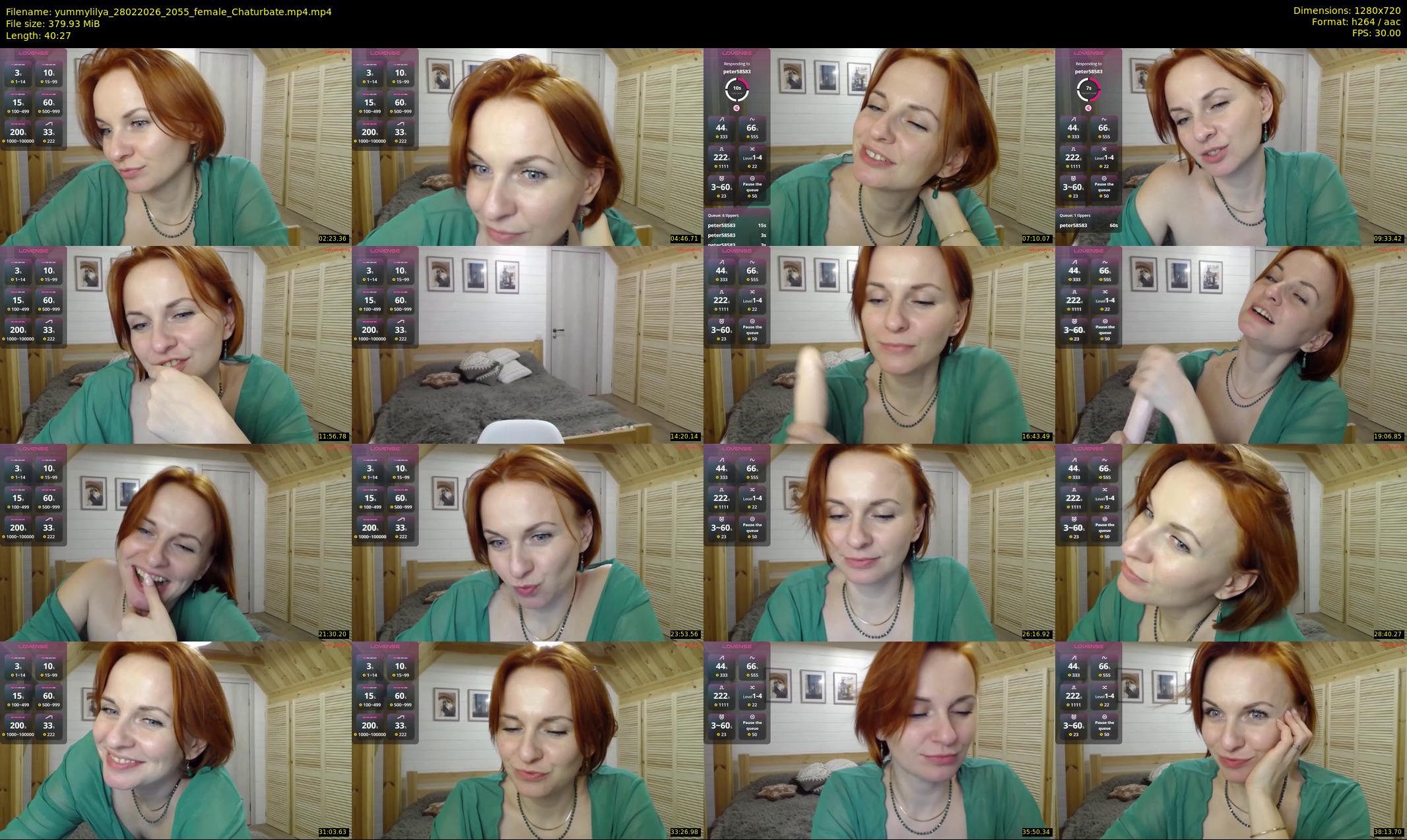 yummylilya — 41 minute Chaturbate female cam show recording, 720p, Feb 28, 2026