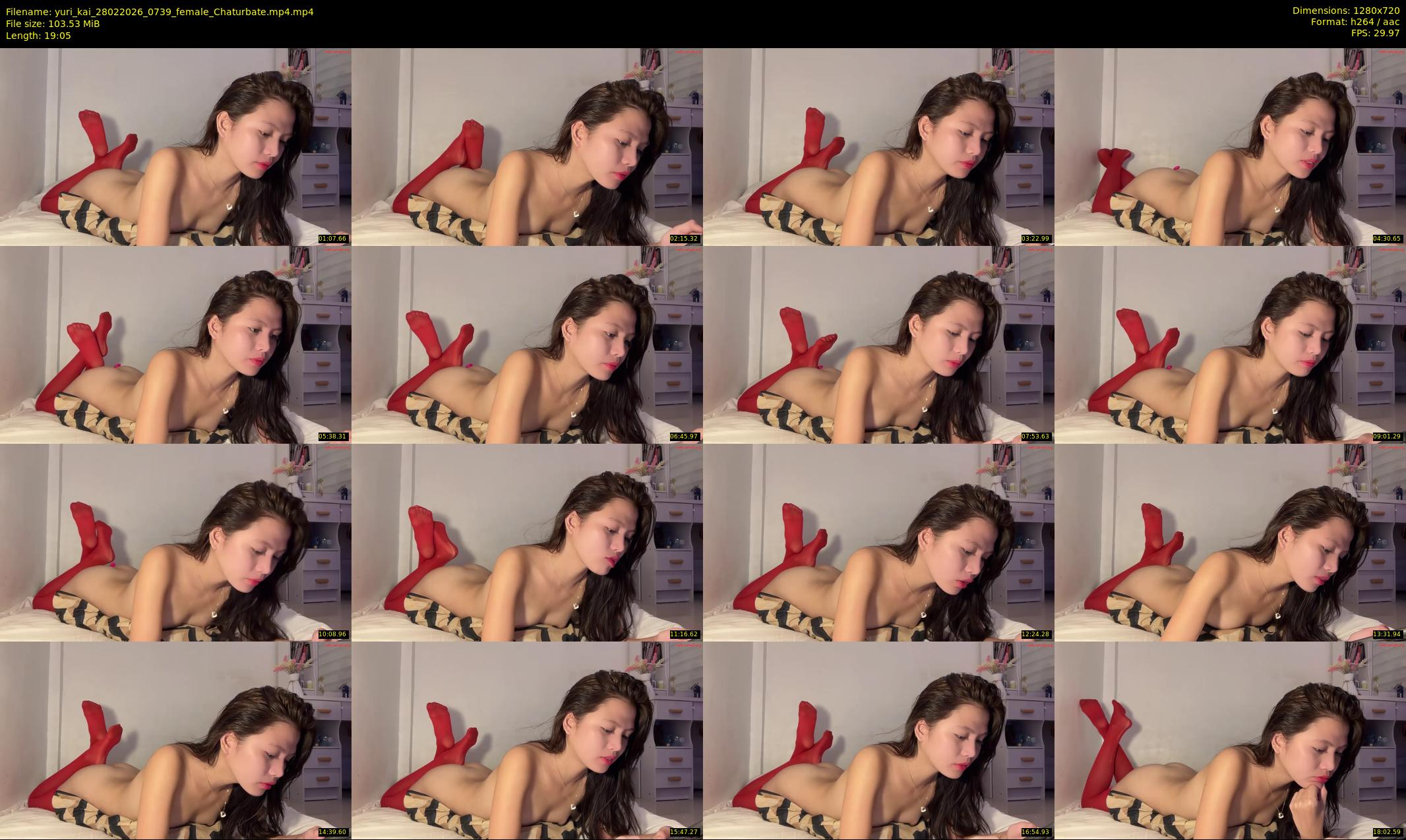 yuri_kai — 20 minute Chaturbate female cam show recording, 720p, Feb 28, 2026